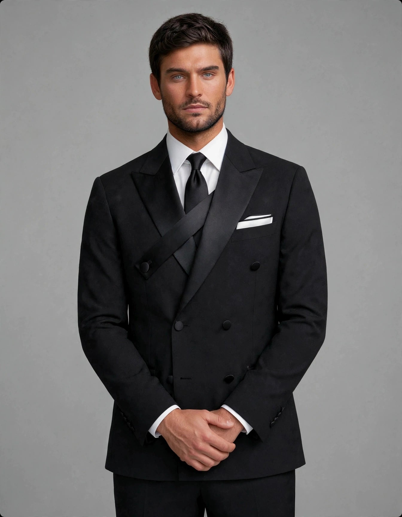 Alex 2 Piece Suit Set Black Tuxedo