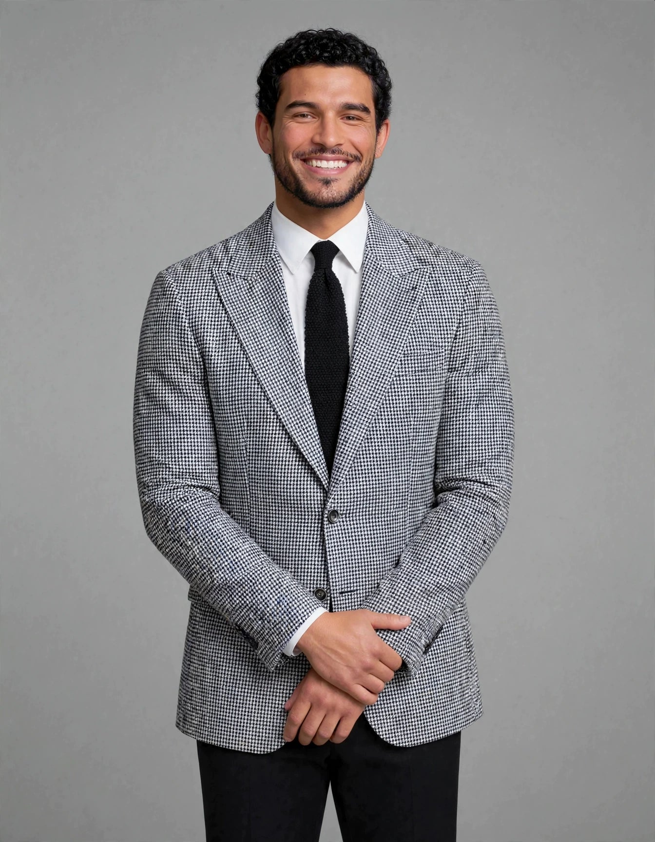 MTM Peak Jacket Houndstooth