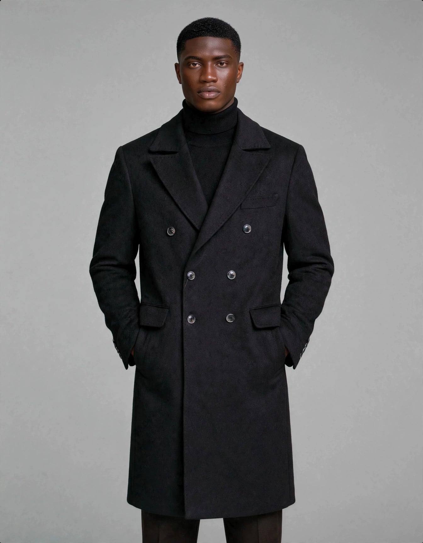 Greg DB Coat Black