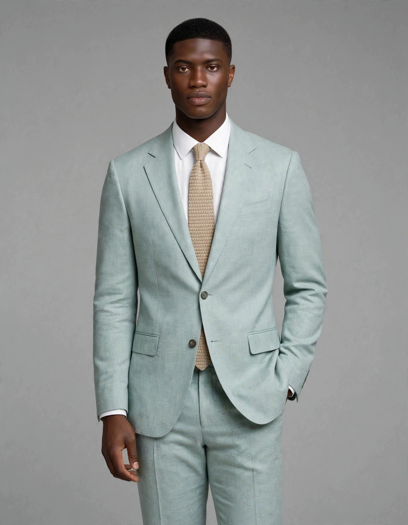Bush 2 Piece Suit Teal