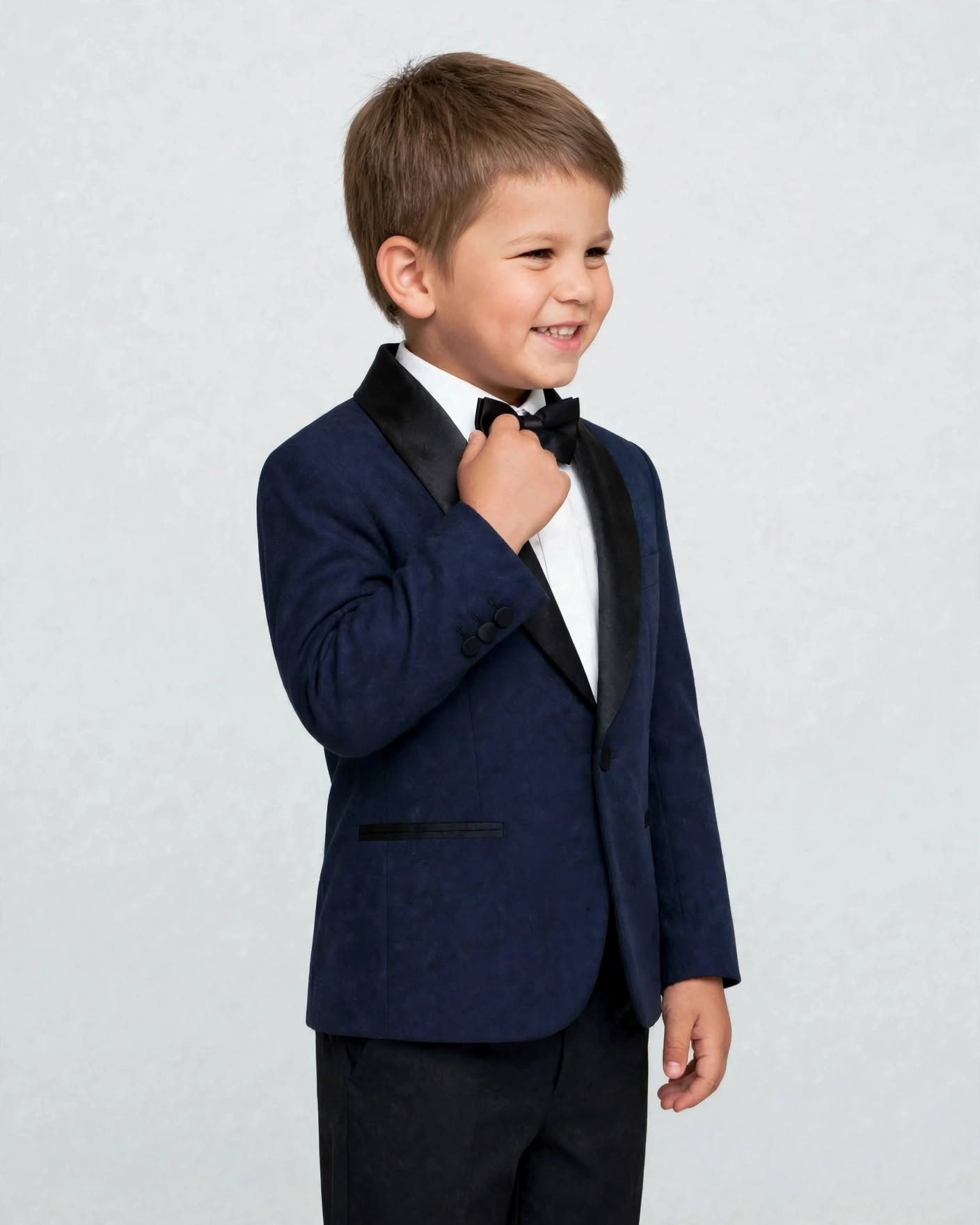 Louis Boys Tuxedo Set Navy