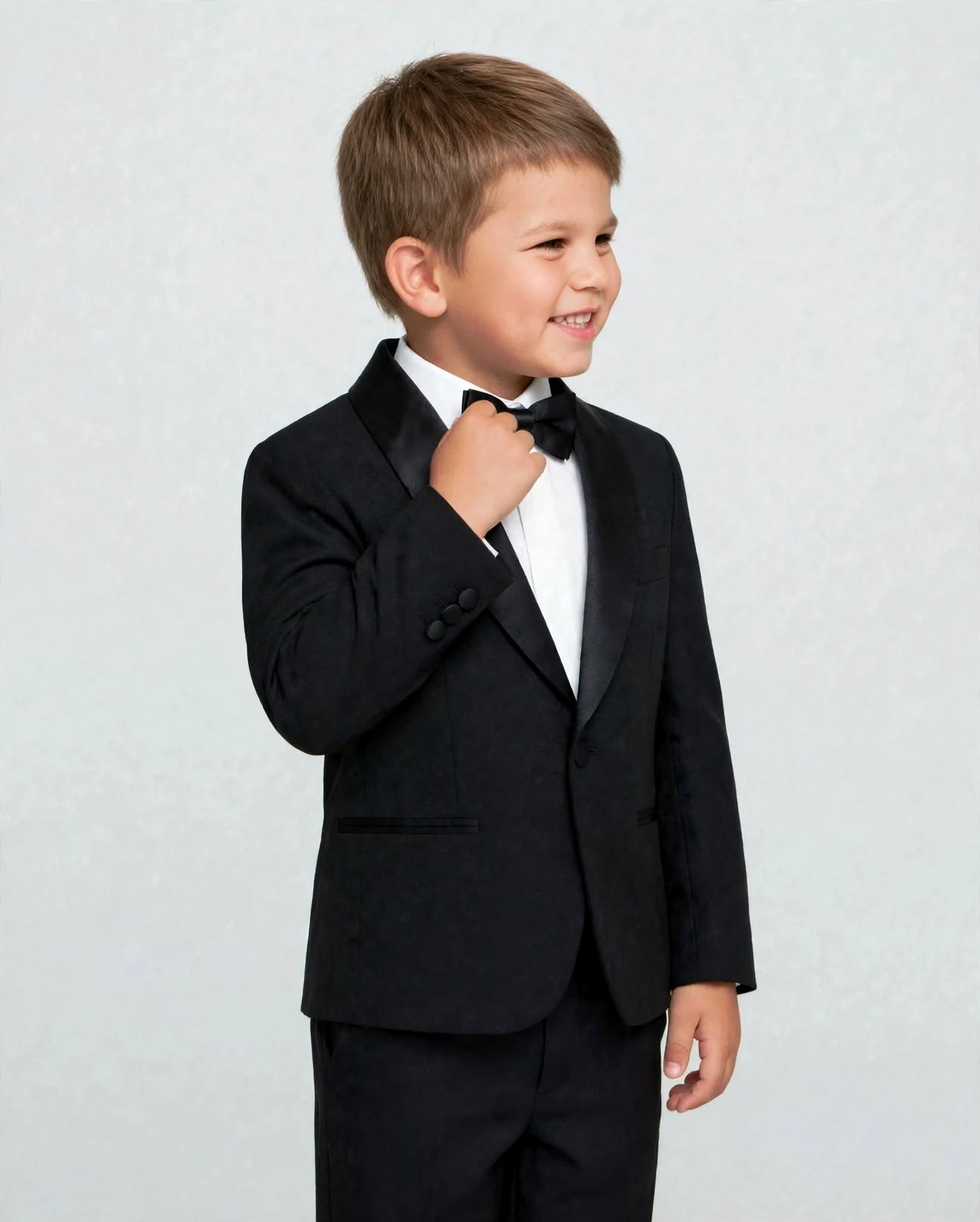 Louis Boys Tuxedo Set Black