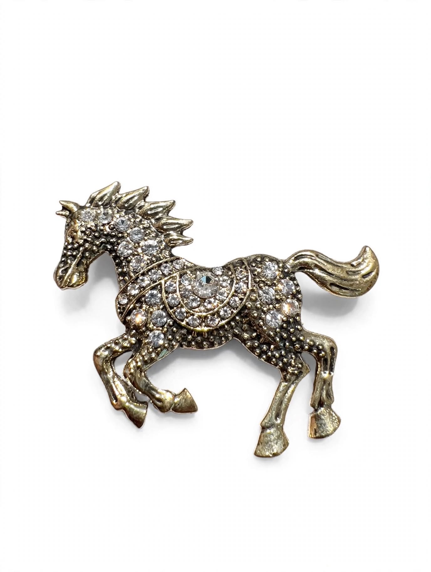 Horse Brooch Gold