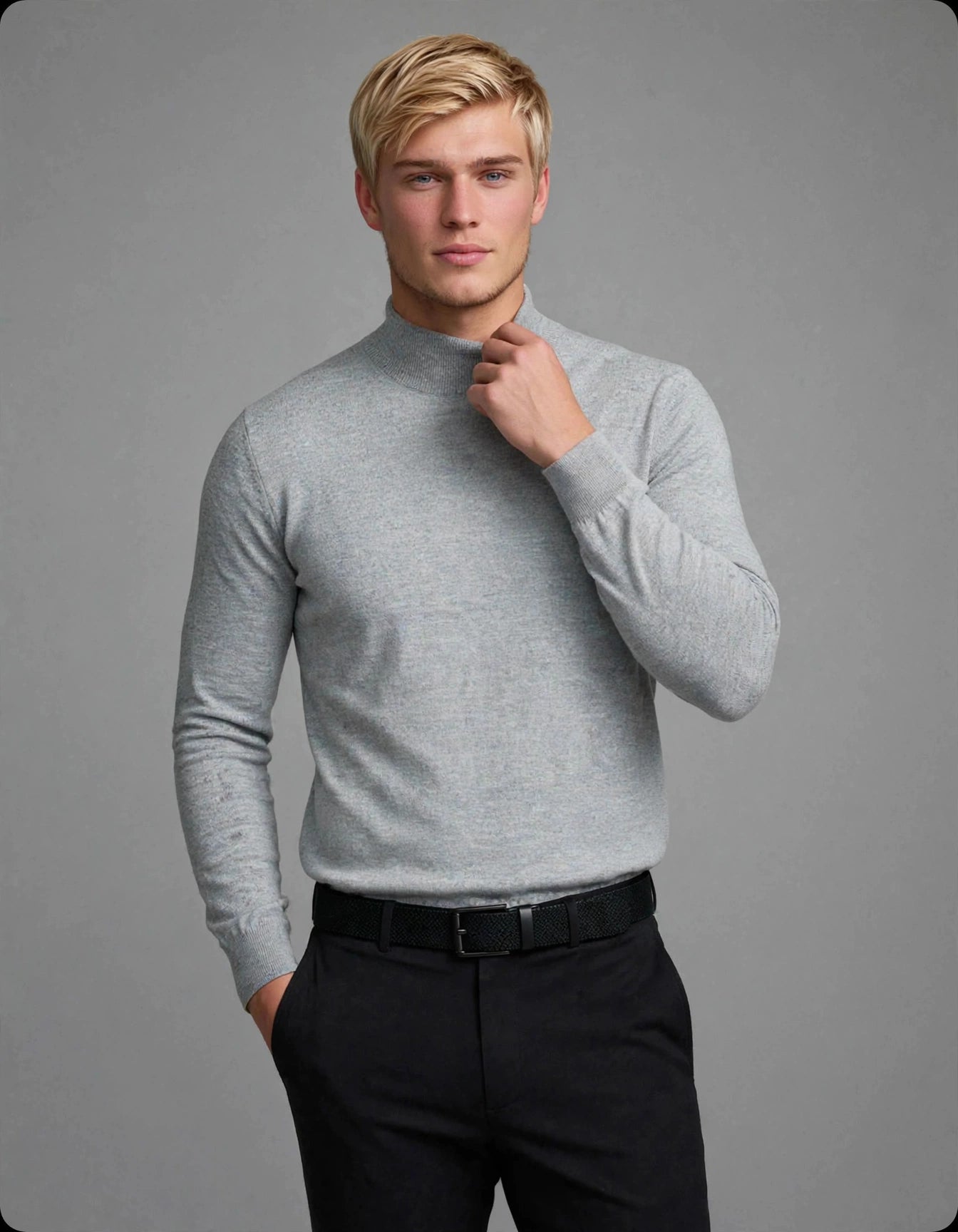 Ellis Mock Turtle Neck Knit