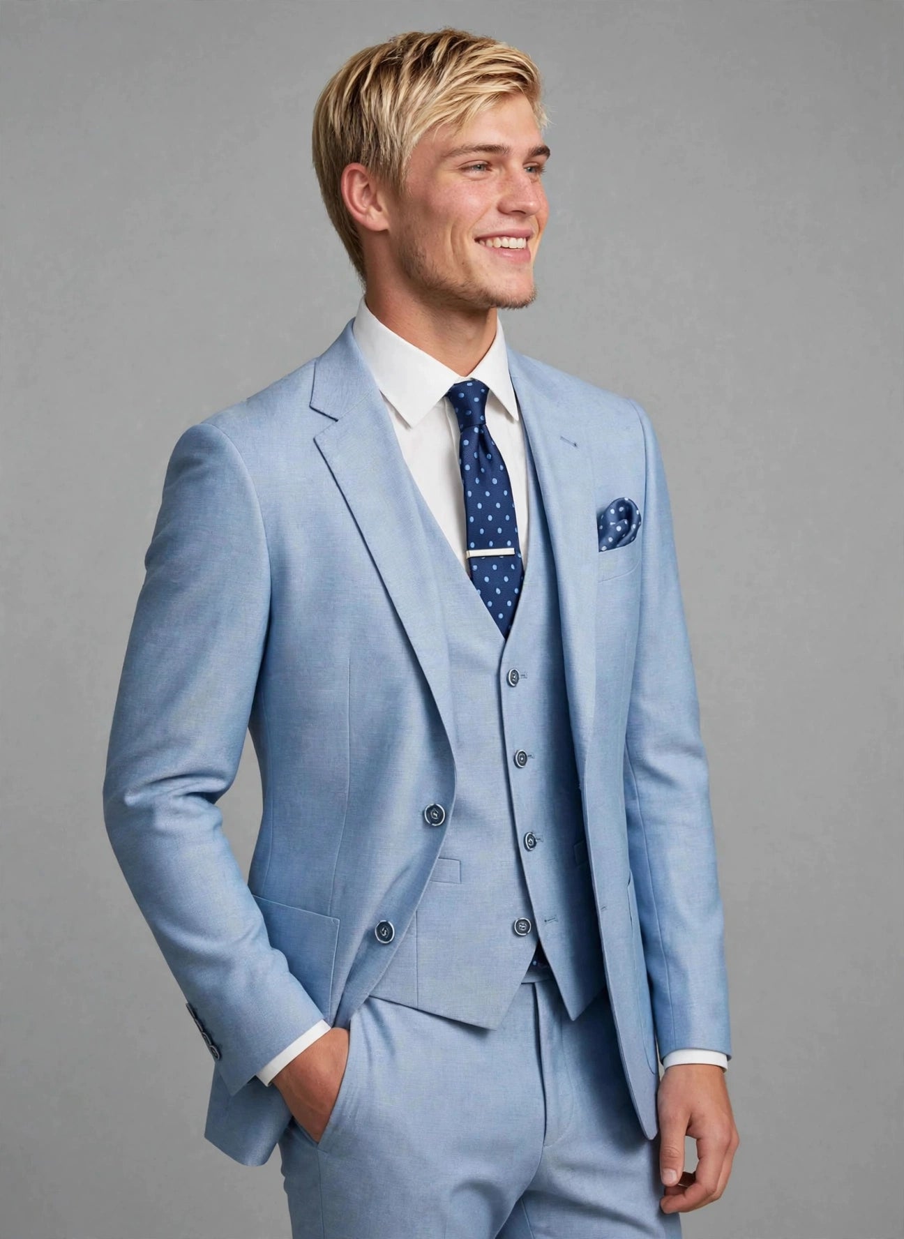 Depa 2 Piece Suit Sky Blue