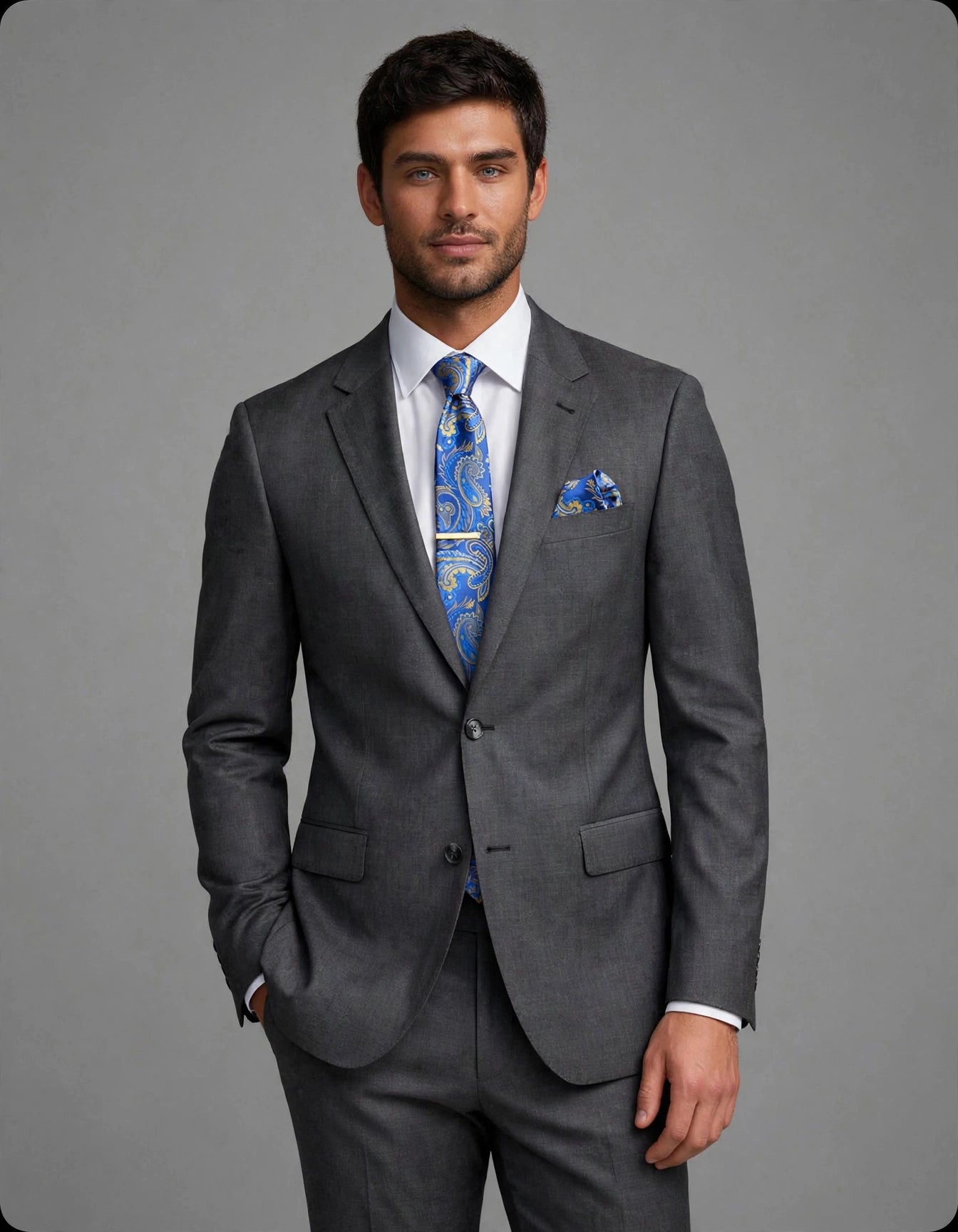Hart 2 Piece Suit Charcoal