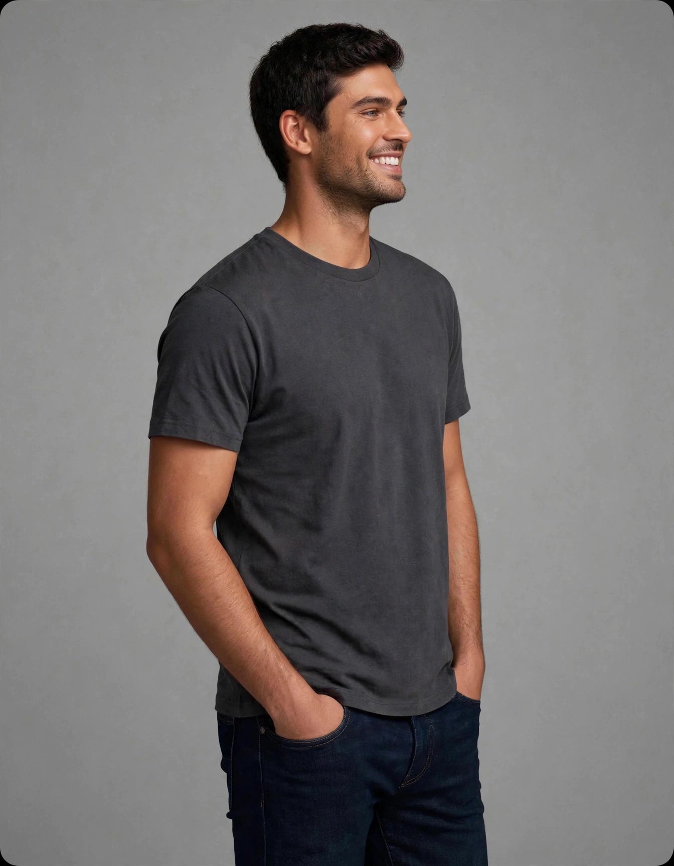 Dunlop T Shirt Charcoal