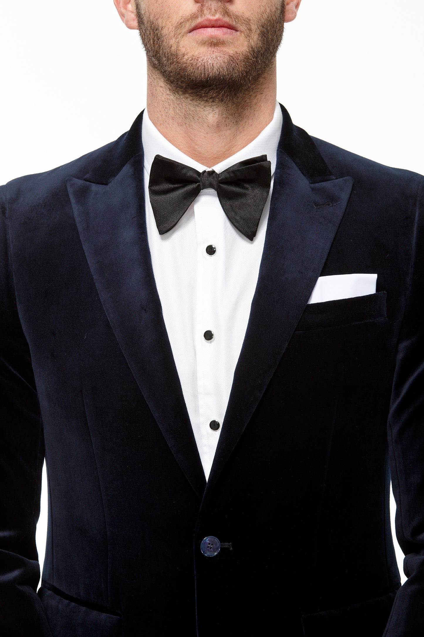 Jamie Velour Jacket Navy