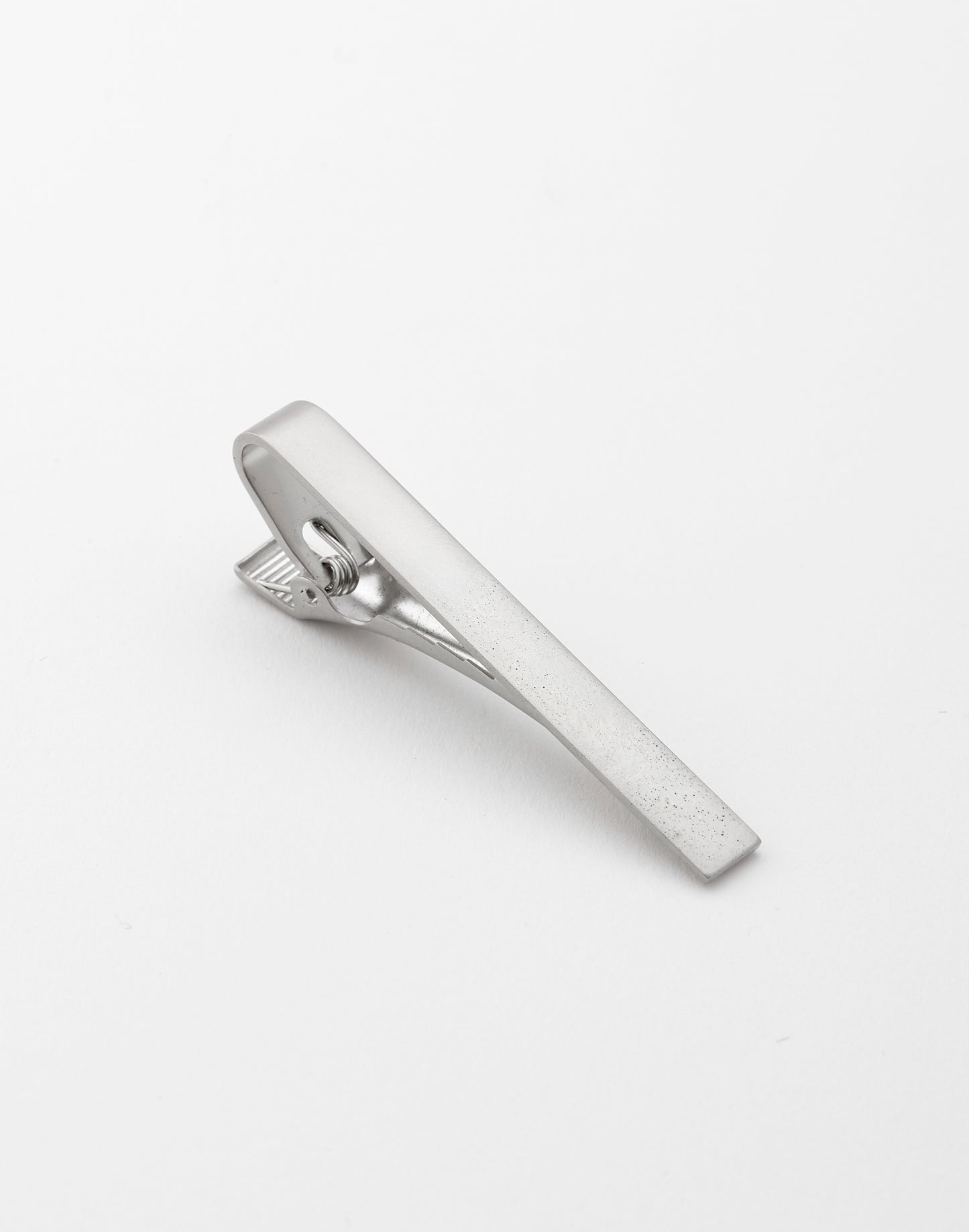 Tie Clip Silver Matte
