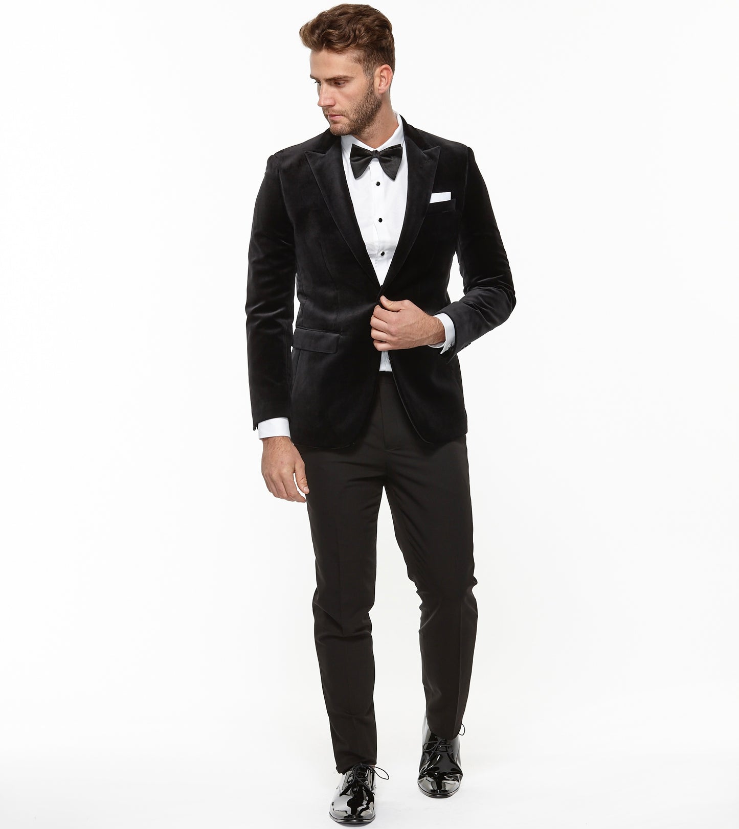 Jamie Velour Jacket Black