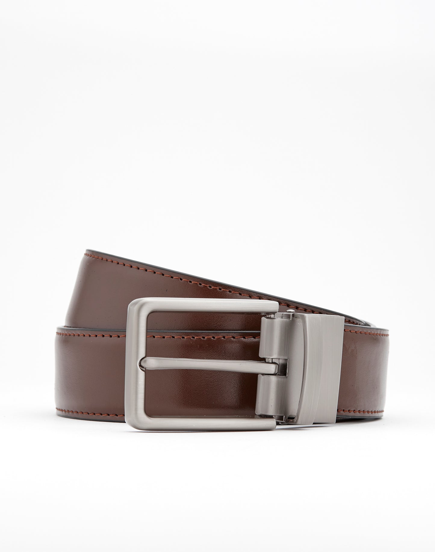 Leather Belt Black - Reversible