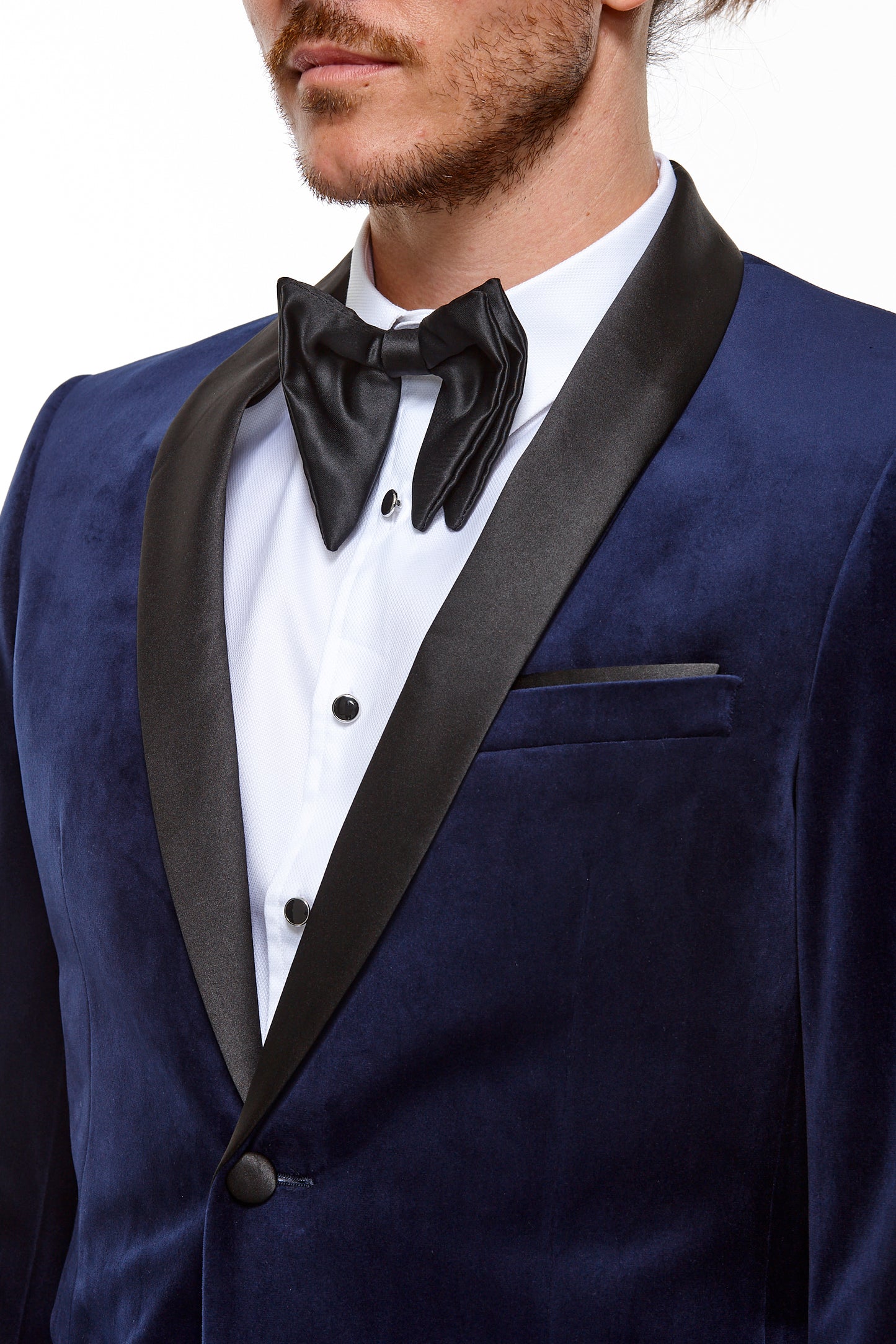 Rowan Velvet Jacket Navy