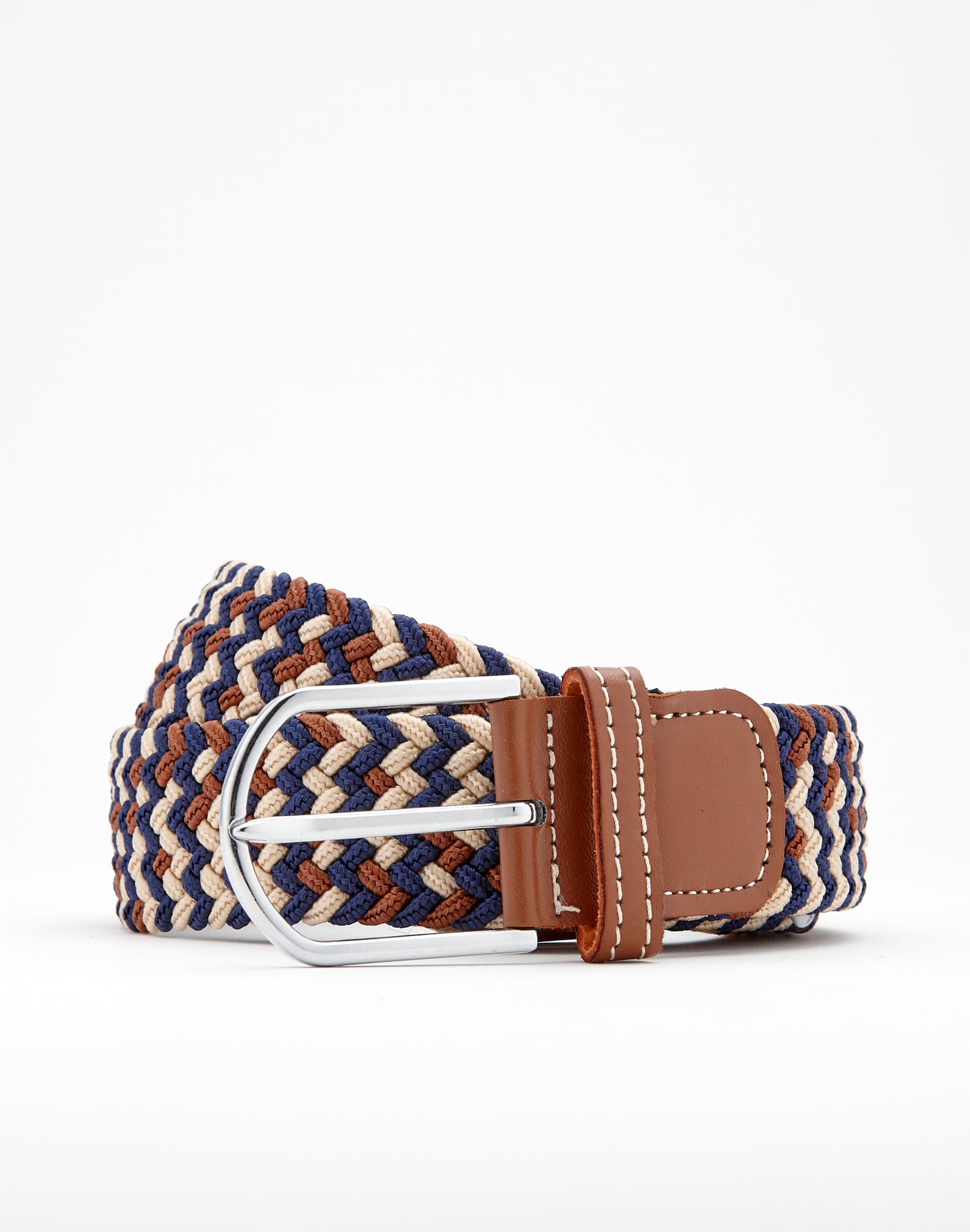 Woven Belt Navy Multi