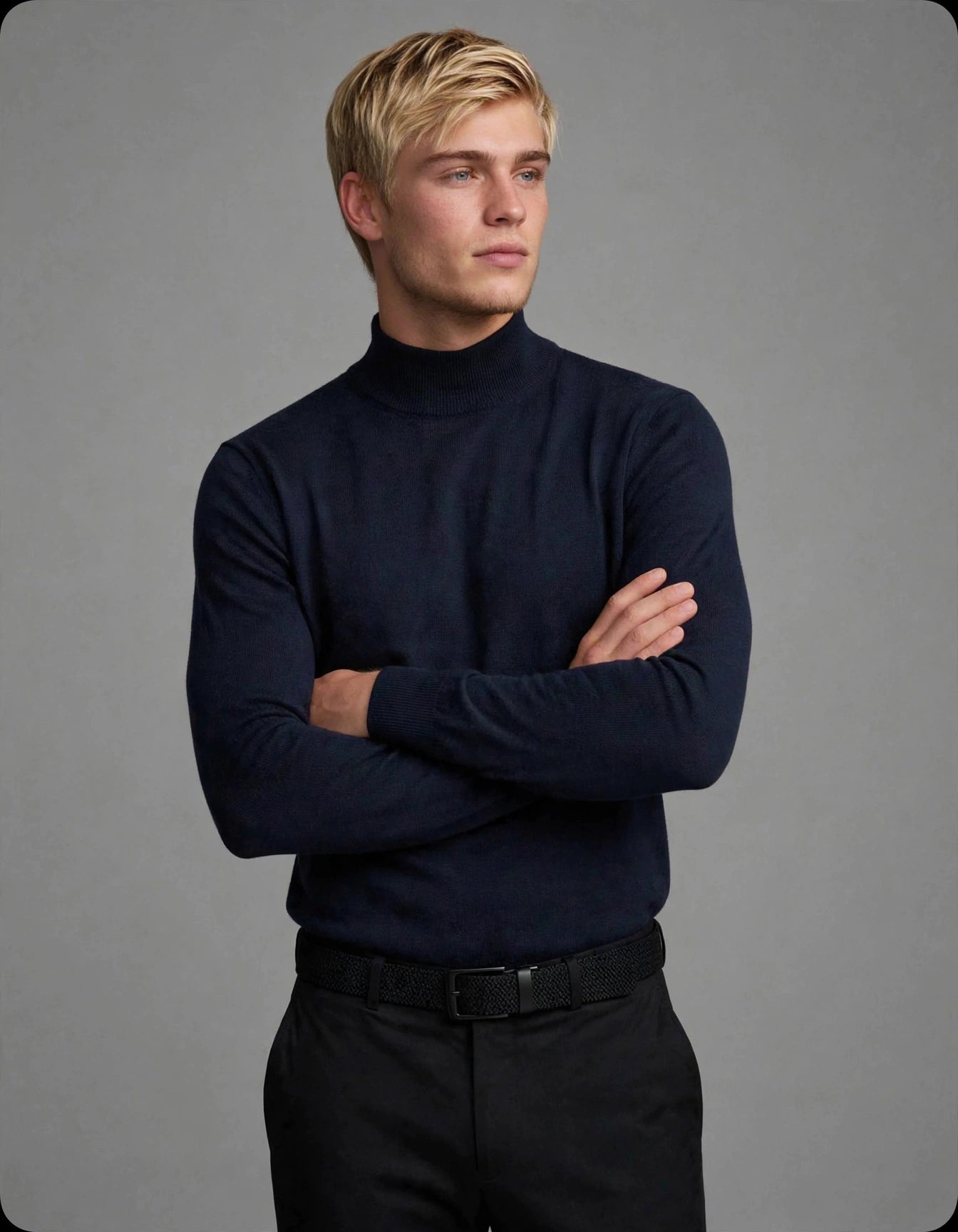 Ellis Mock Turtle Neck Knit