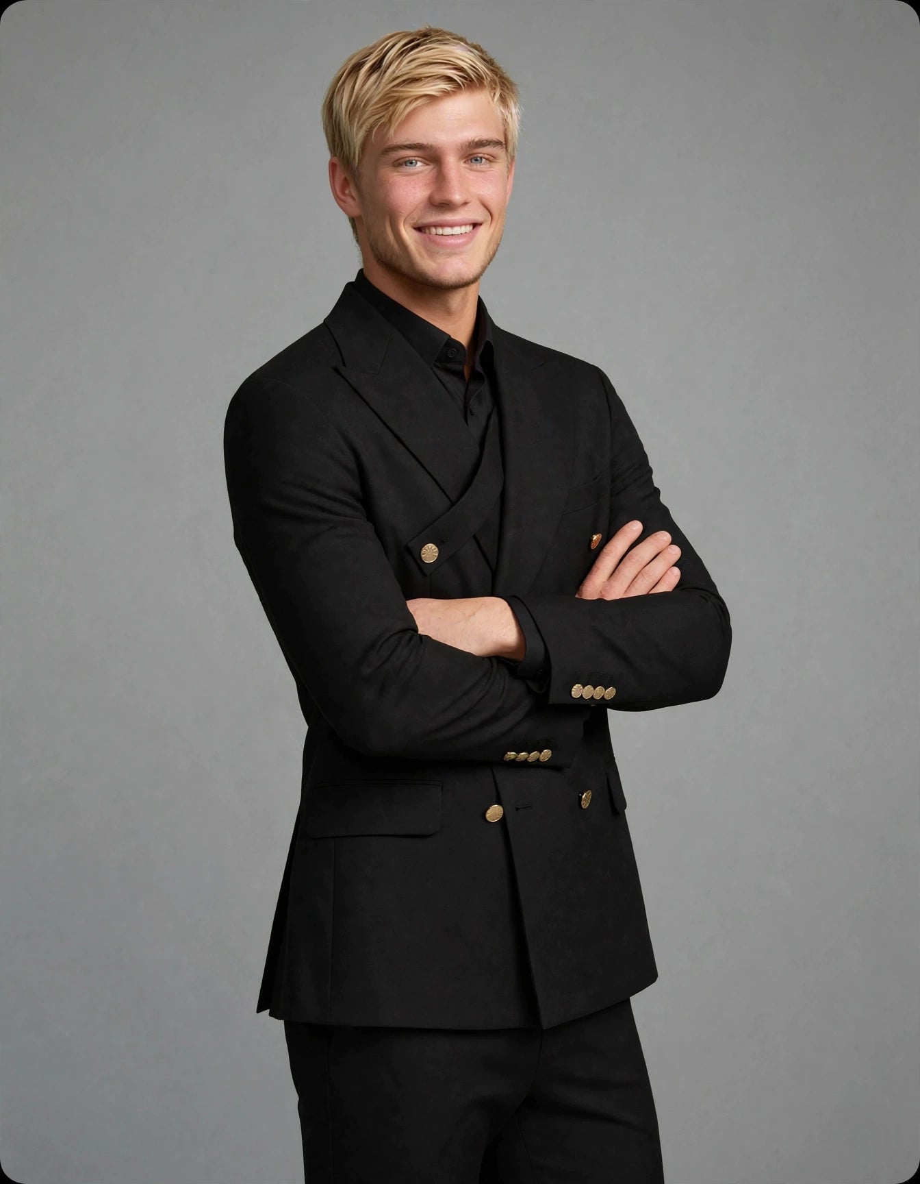 Saxon Suit Set Black