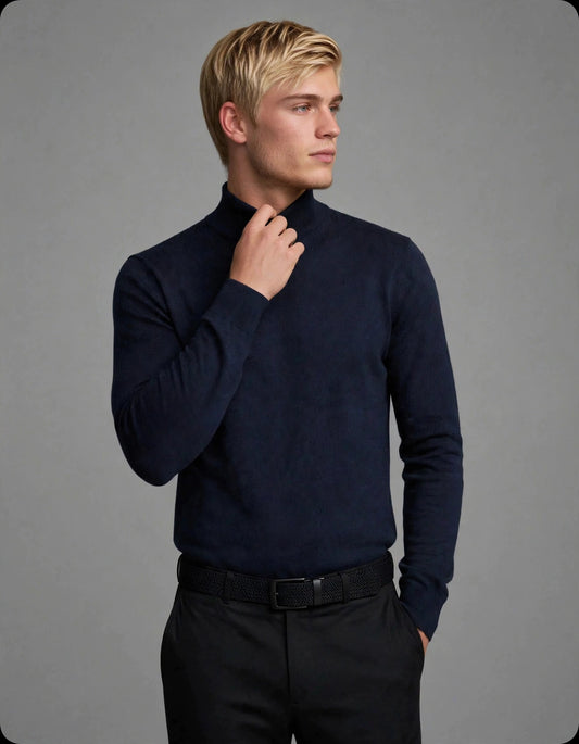 Ellis Mock Turtle Neck Knit