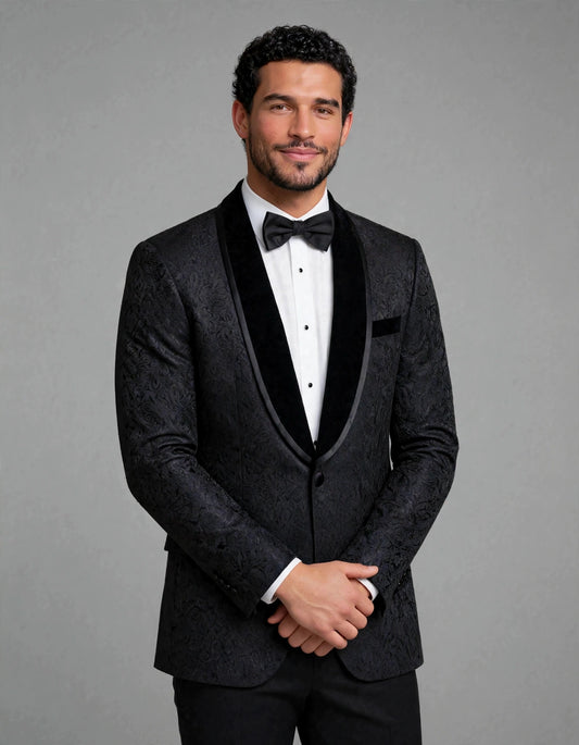 MTM Shawl Jacket Baroque Black
