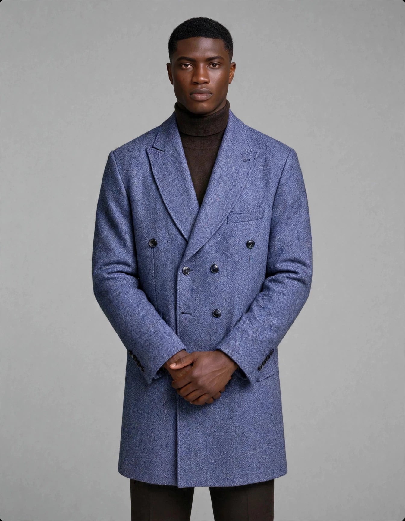 Clayton DB Coat Blue