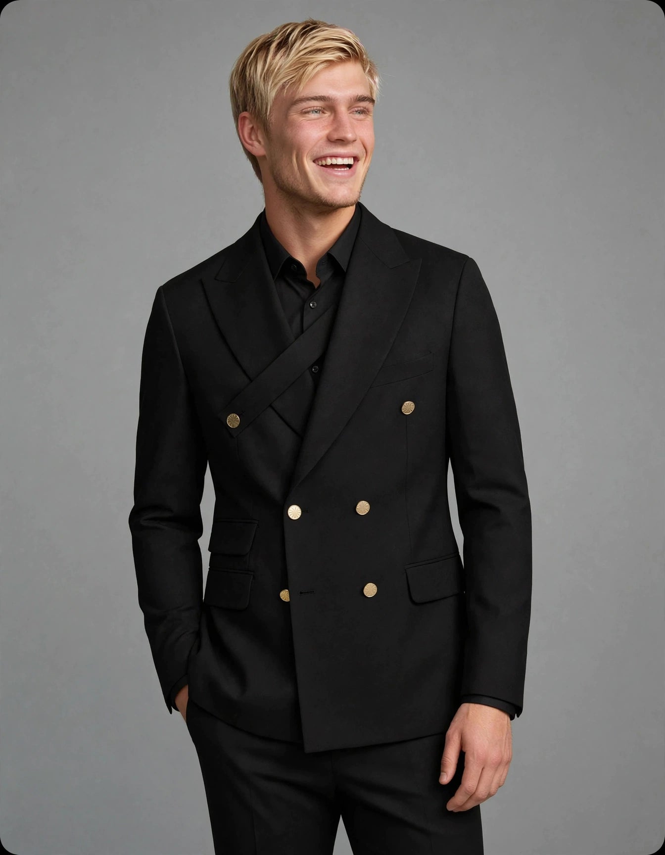 Saxon Suit Set Black
