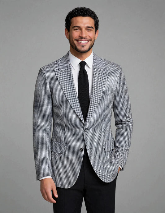 MTM Peak Jacket Houndstooth