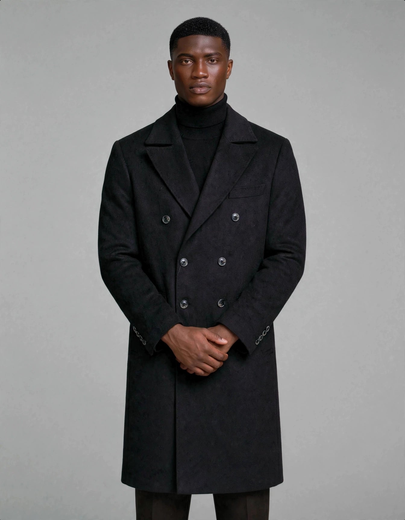 Greg DB Coat Black