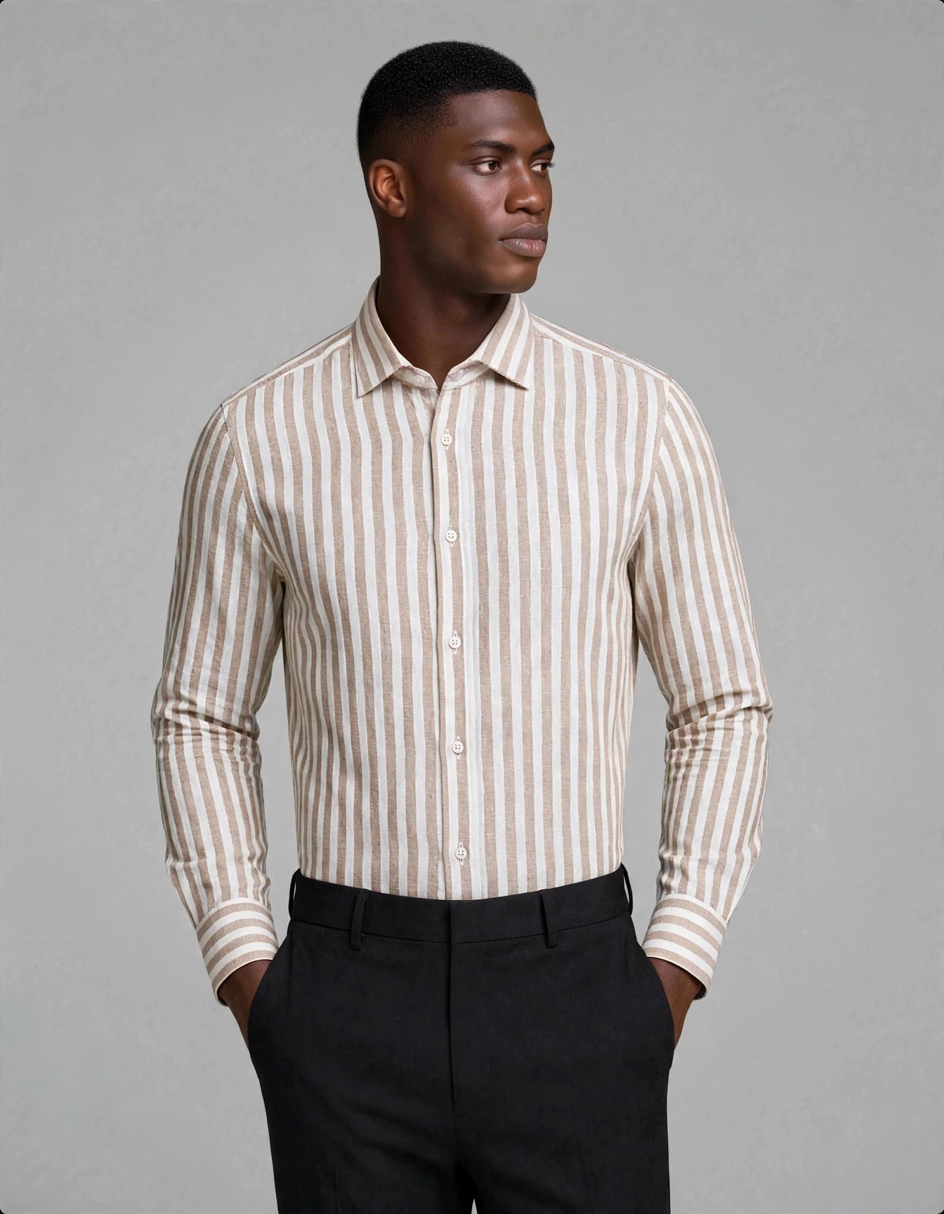 Agar Linen Shirt Beige