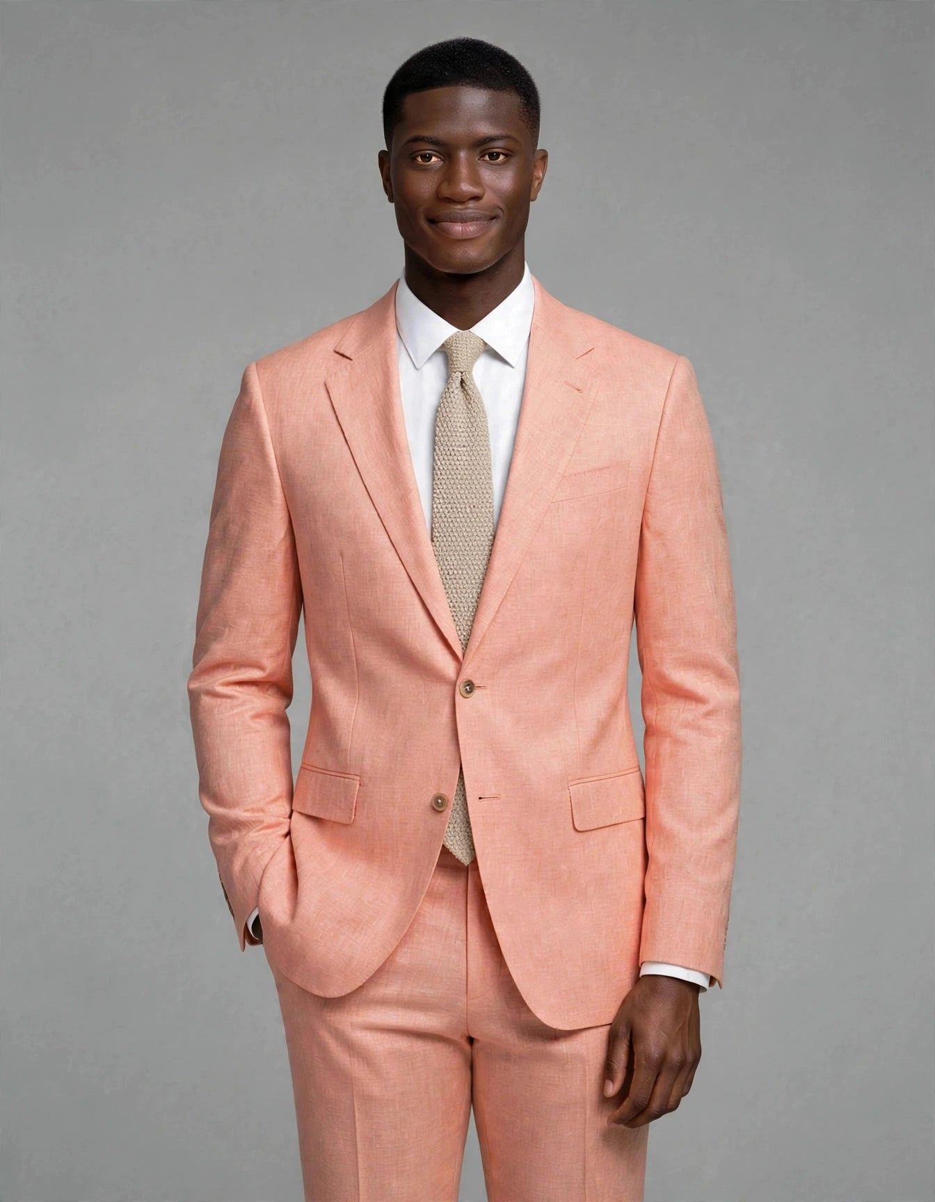 Dillion 2 Piece Suit Tangerine