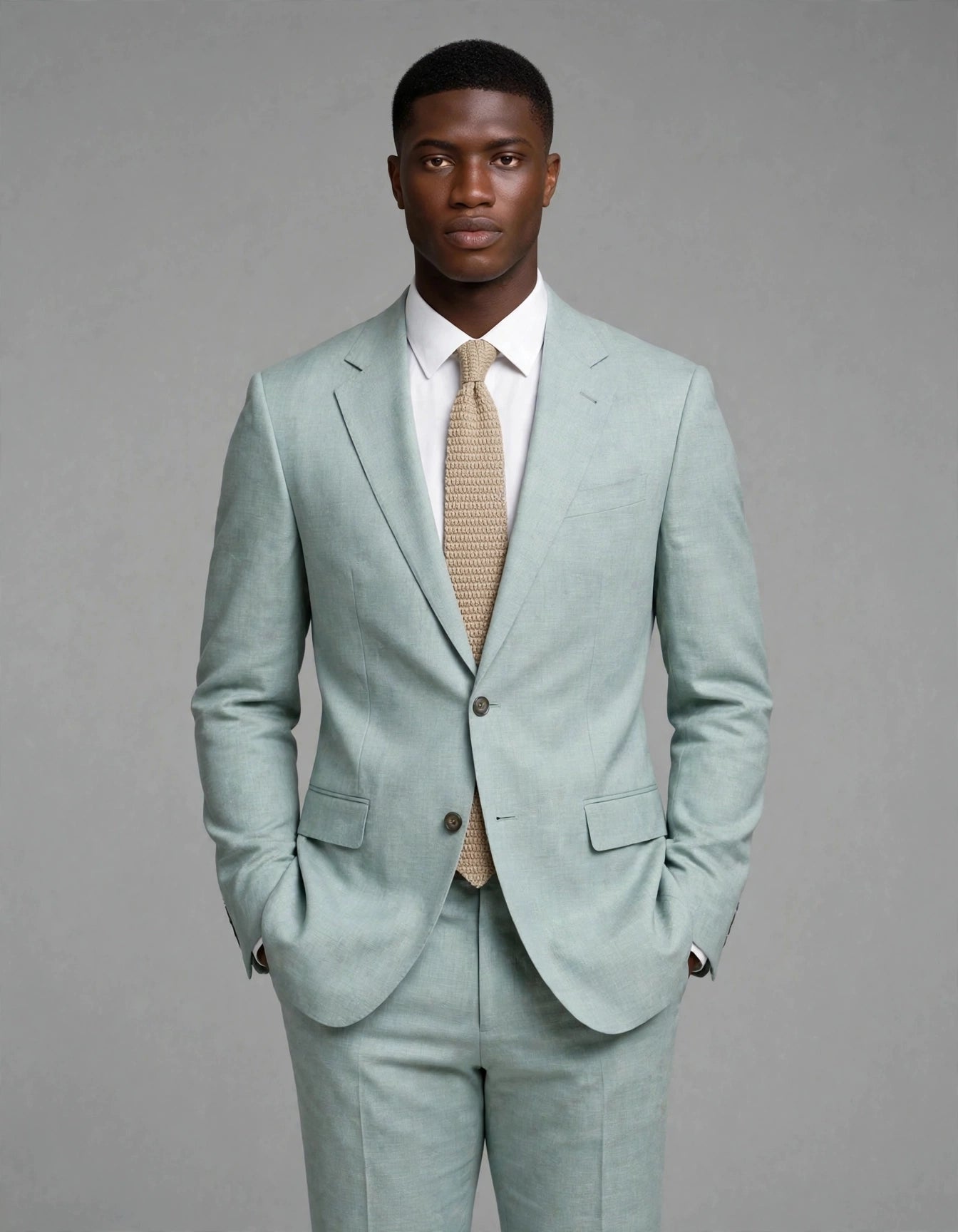 Bush 2 Piece Suit Teal