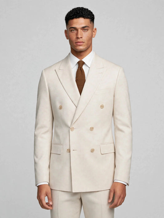 Emerson DB 2 Piece Suit Oatmeal
