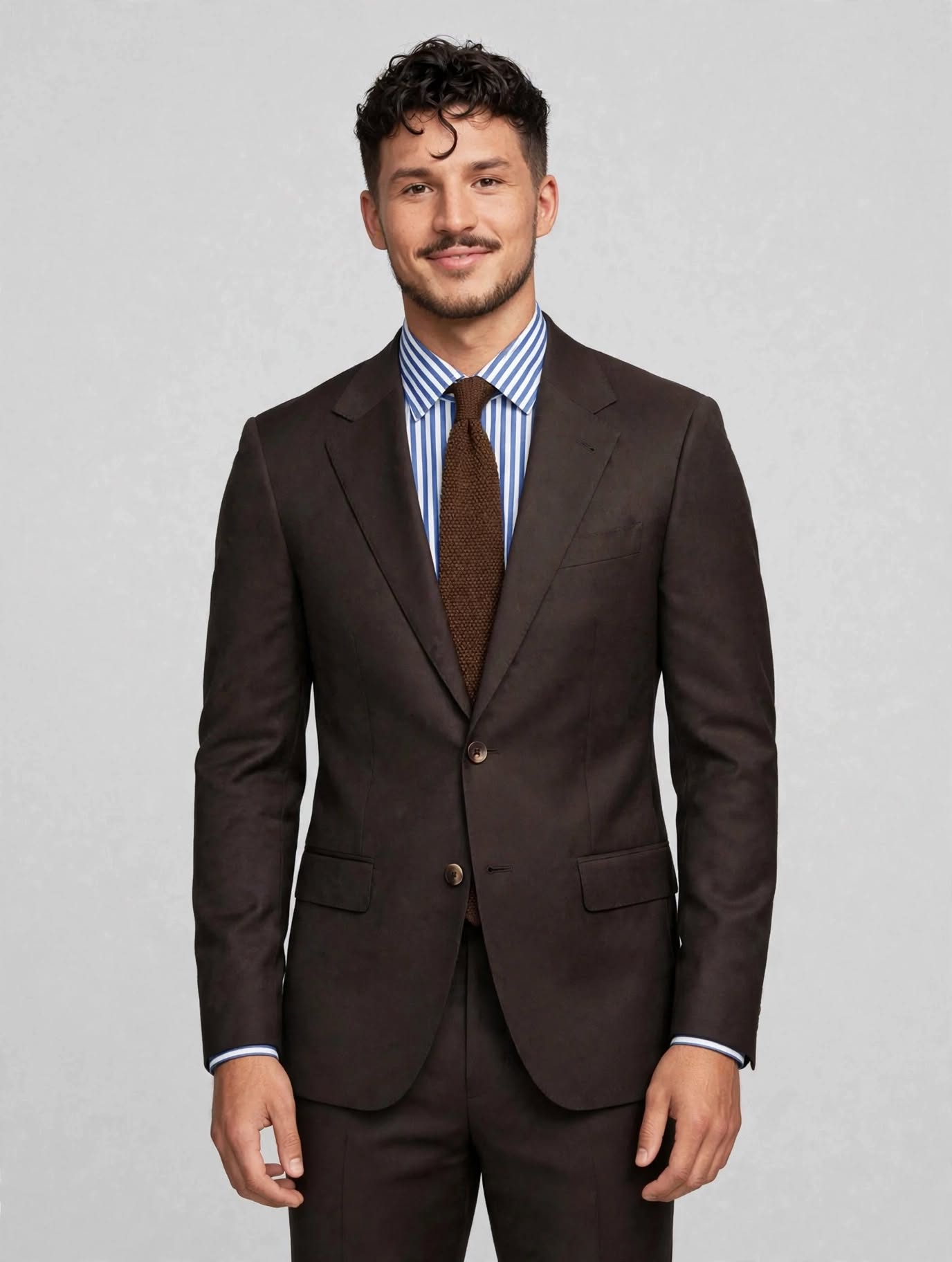 David 2 Piece Suit Clay