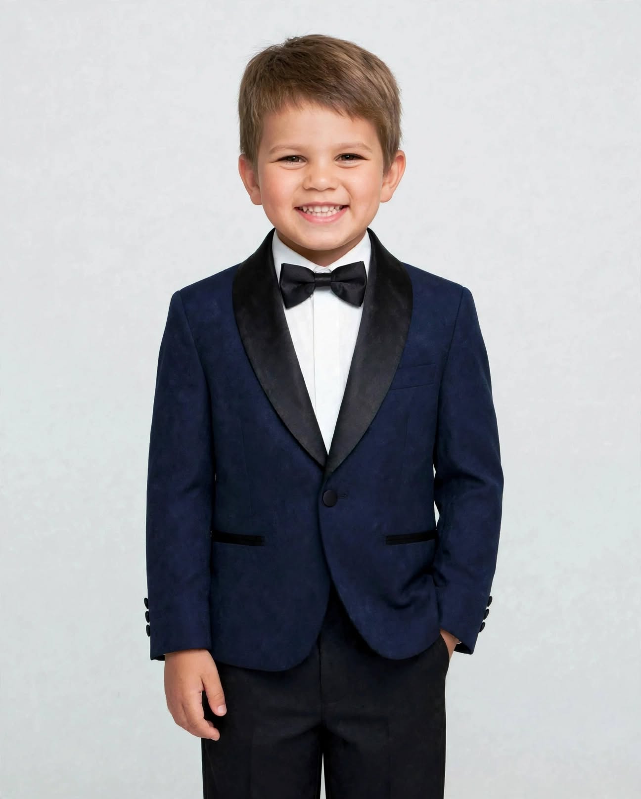 Louis Boys Tuxedo Set Navy