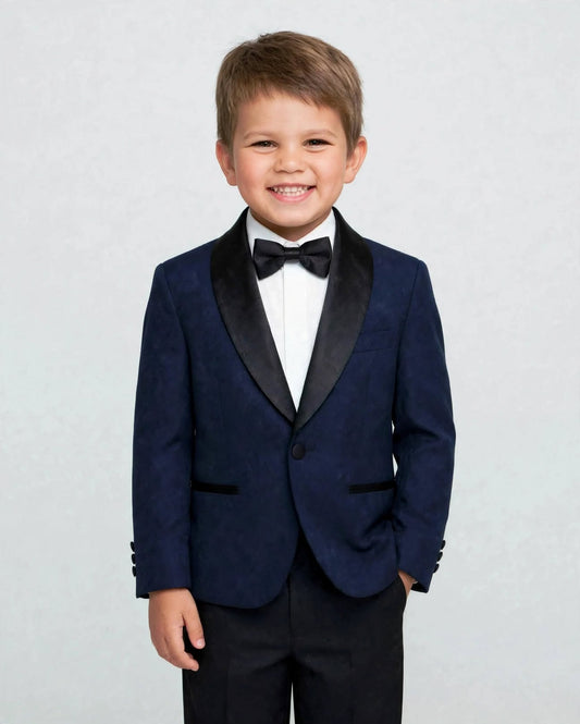 Louis Boys Tuxedo Set Navy