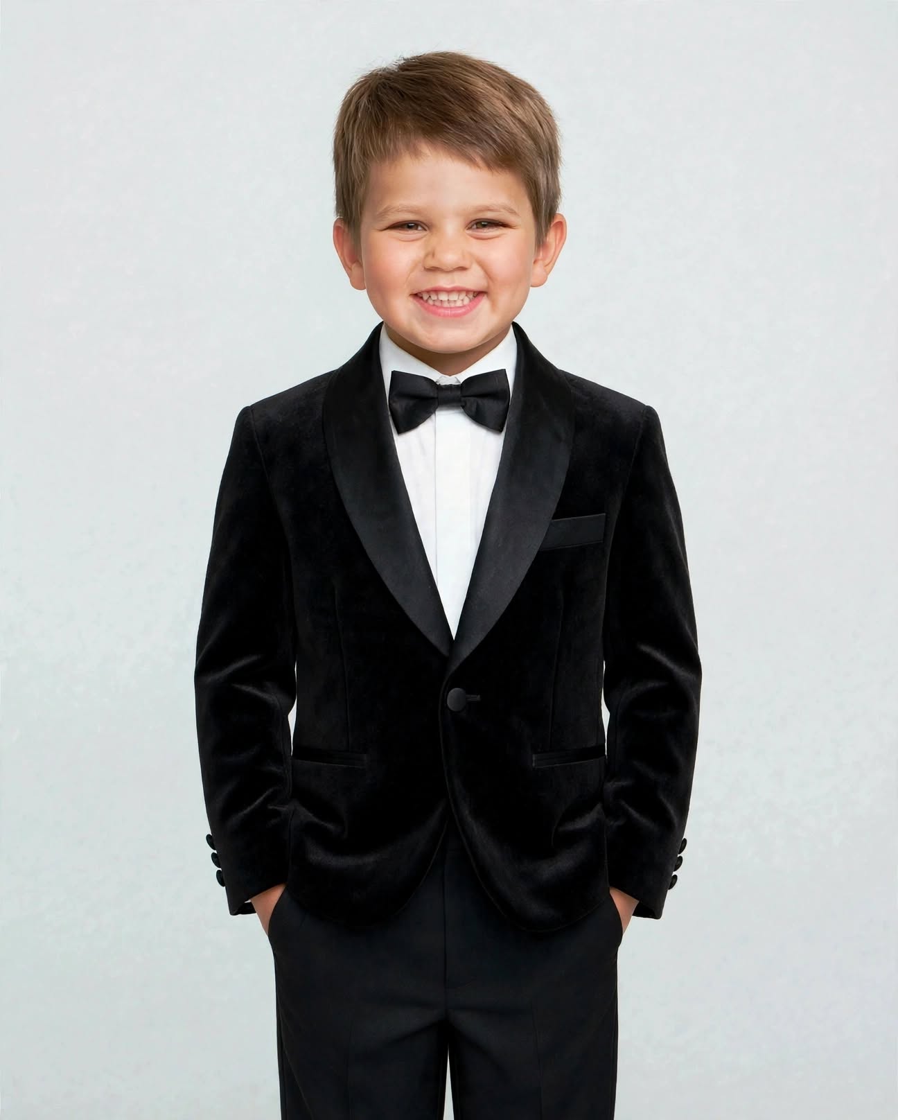 Edwin Boys Velvet Tuxedo Jacket