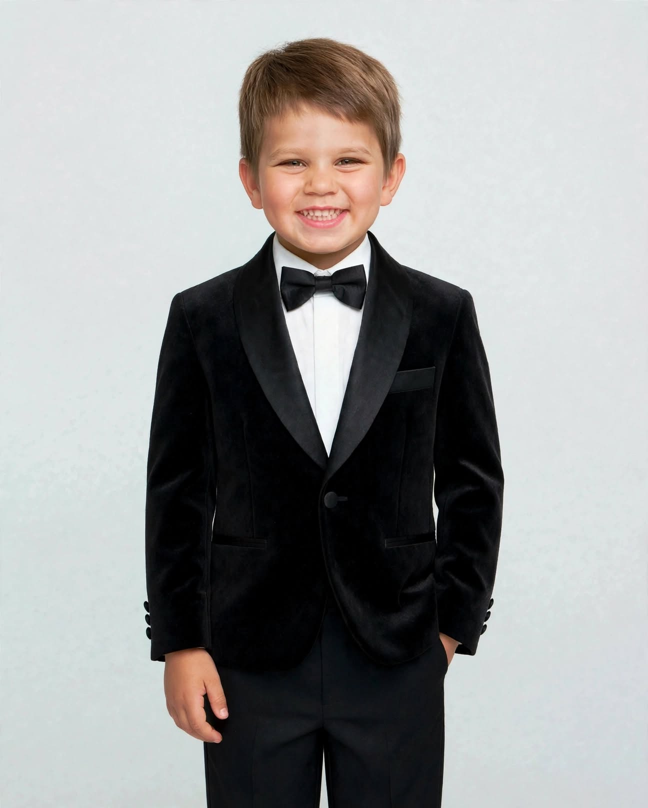 Edwin Boys Velvet Tuxedo Jacket