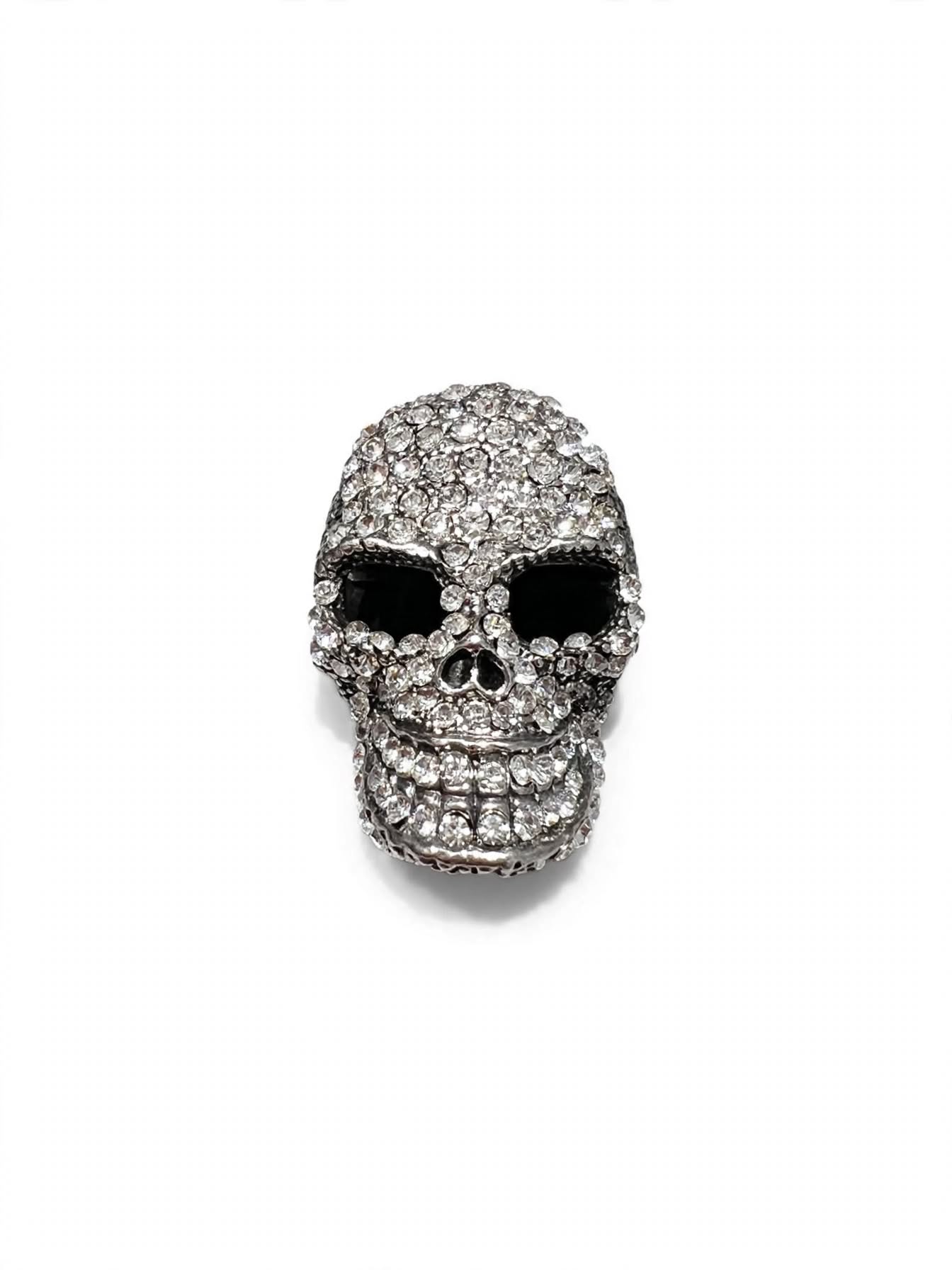 Skull Brooch Silver