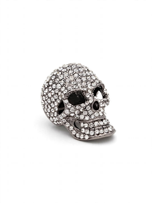 Skull Brooch Silver