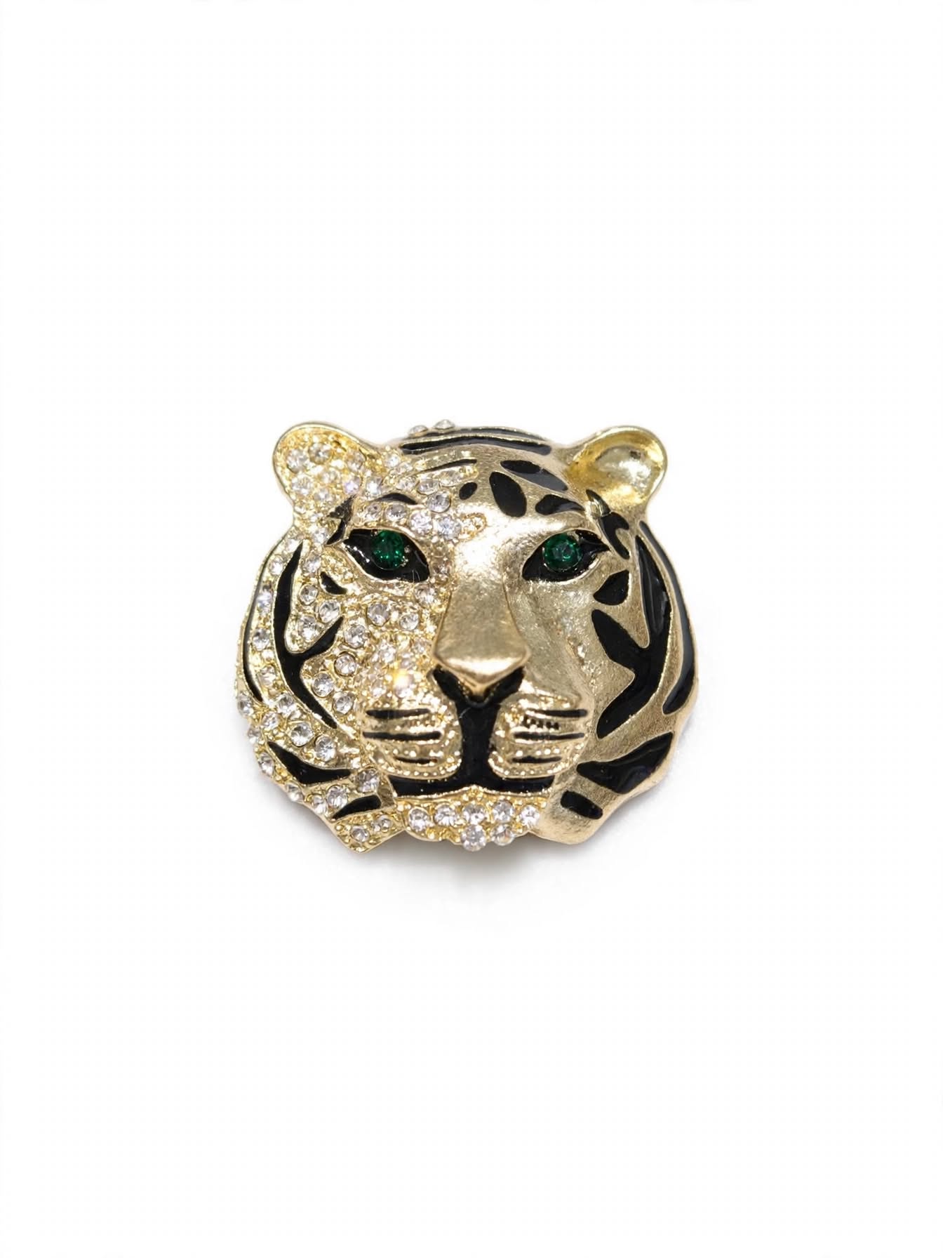 Tiger Brooch Gold
