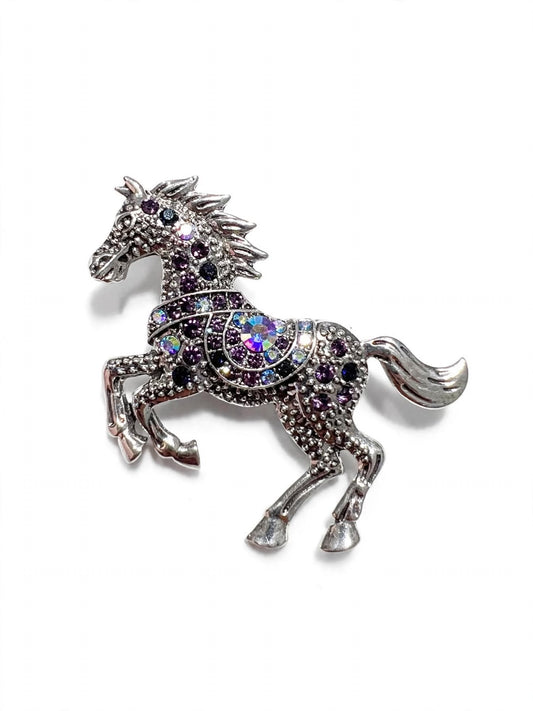 Horse Brooch Silver