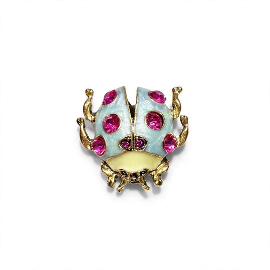 Beetle Brooch Gold