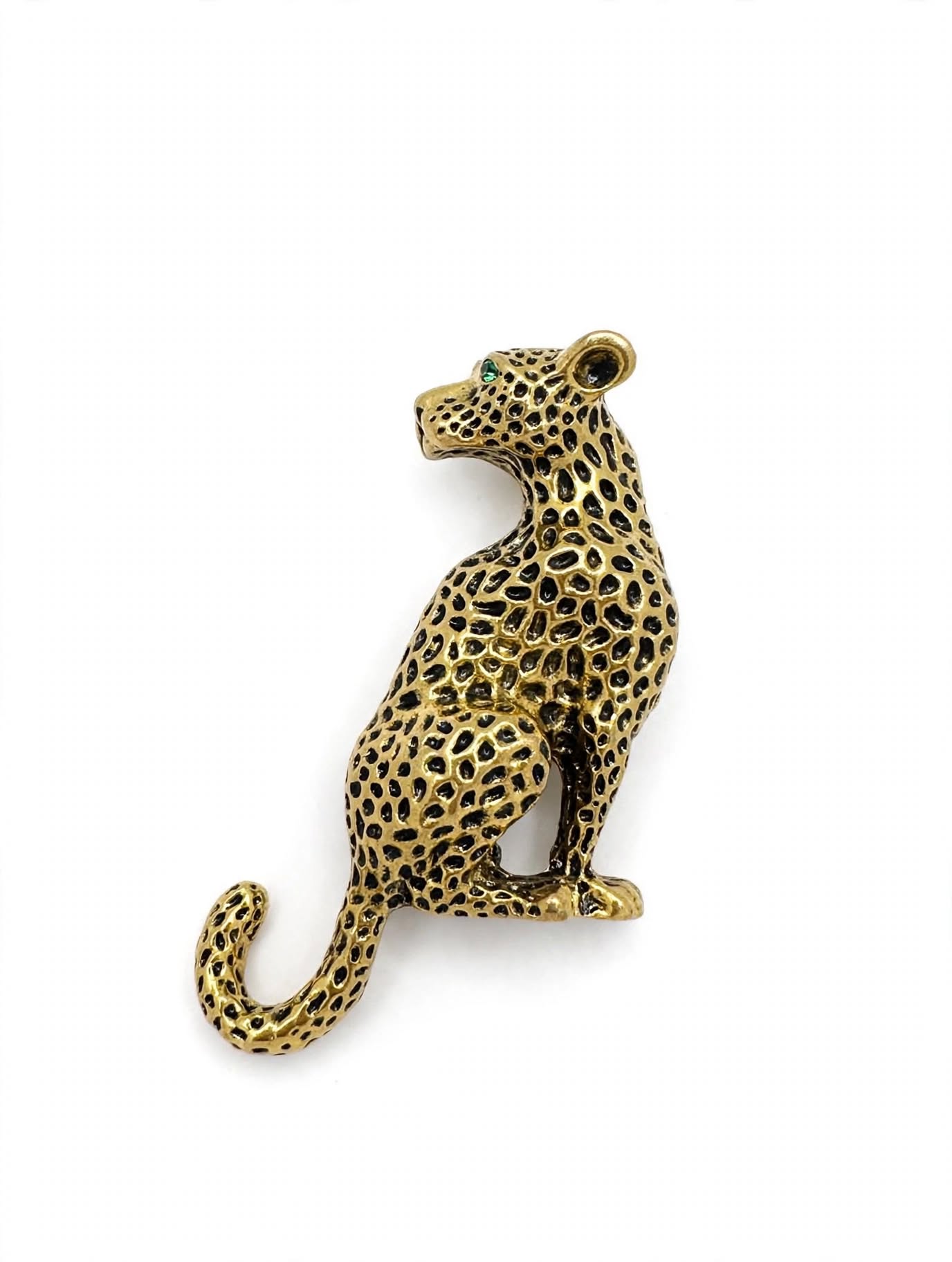 Leopard Brooch Gold