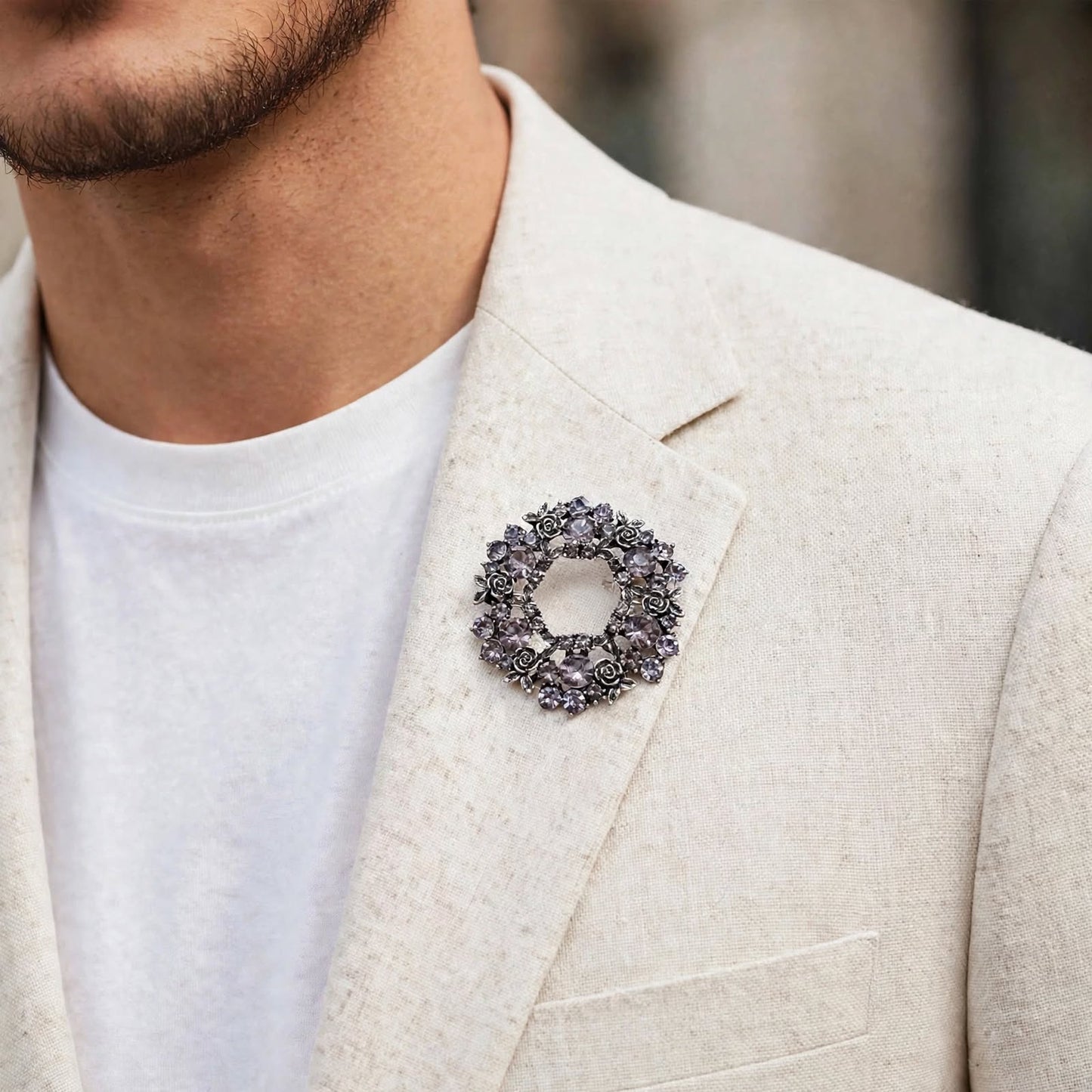 Floral Brooch Gold