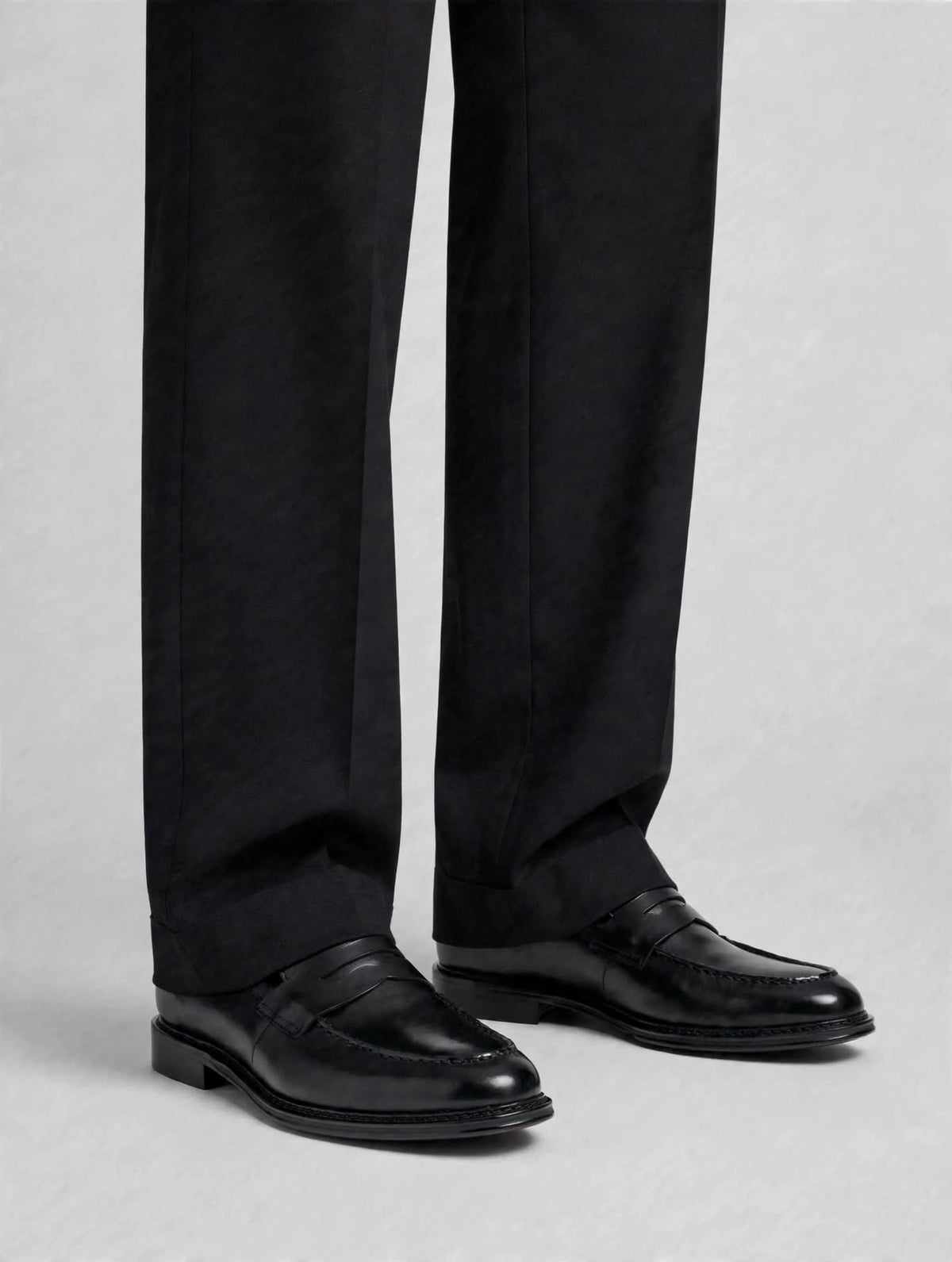 Steele Penny Loafer Black
