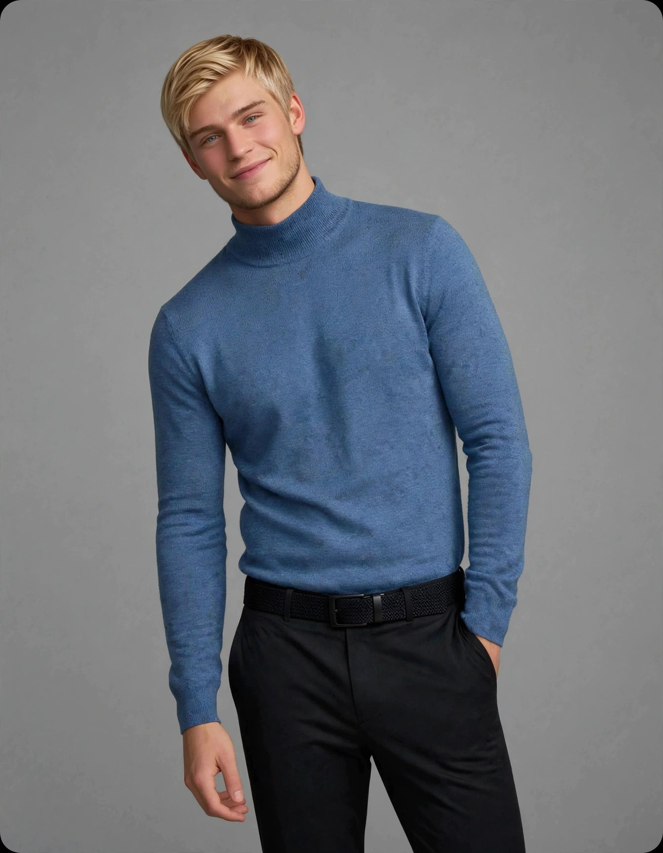 Ellis Mock Turtle Neck Knit
