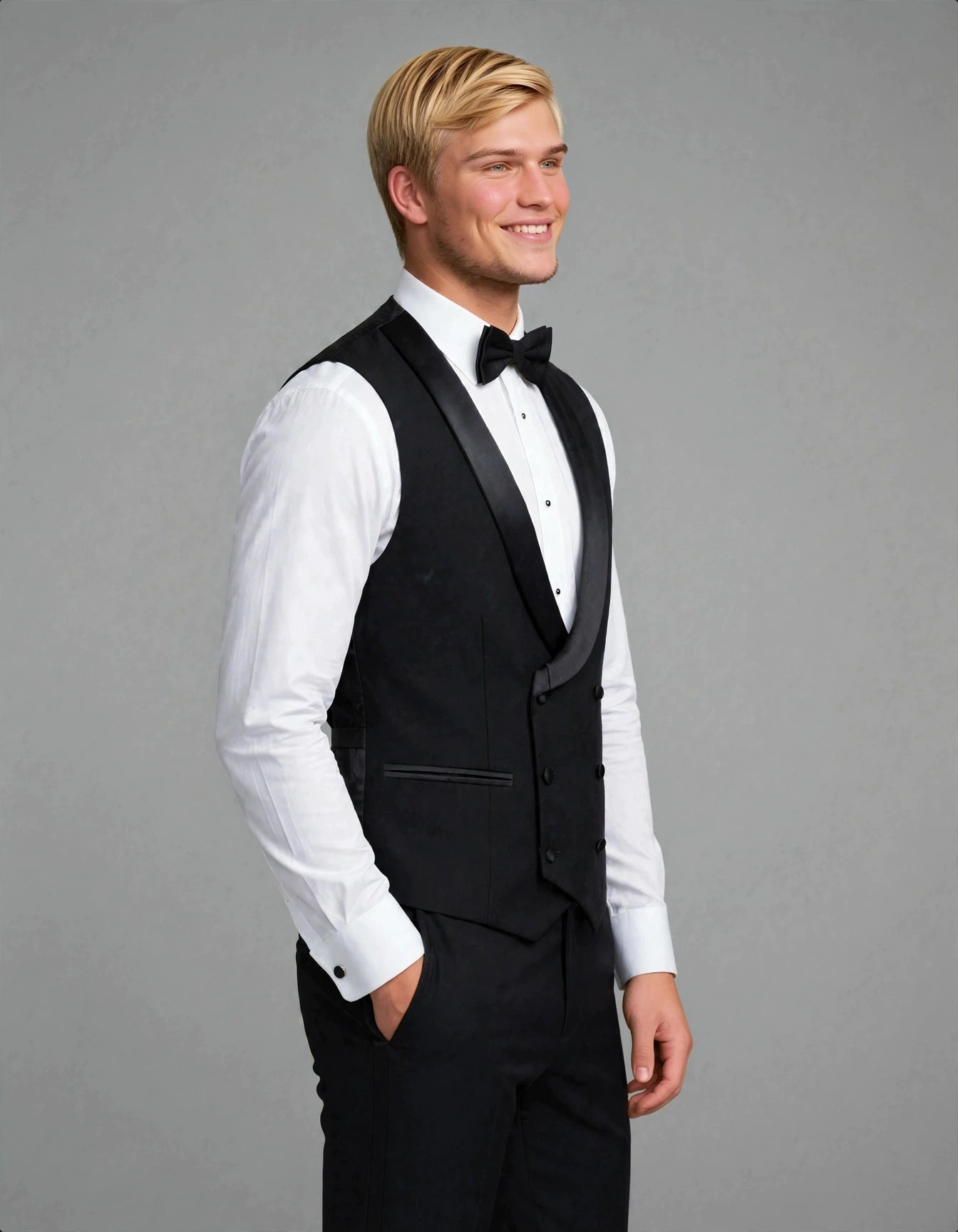 MTM DB Vest Black