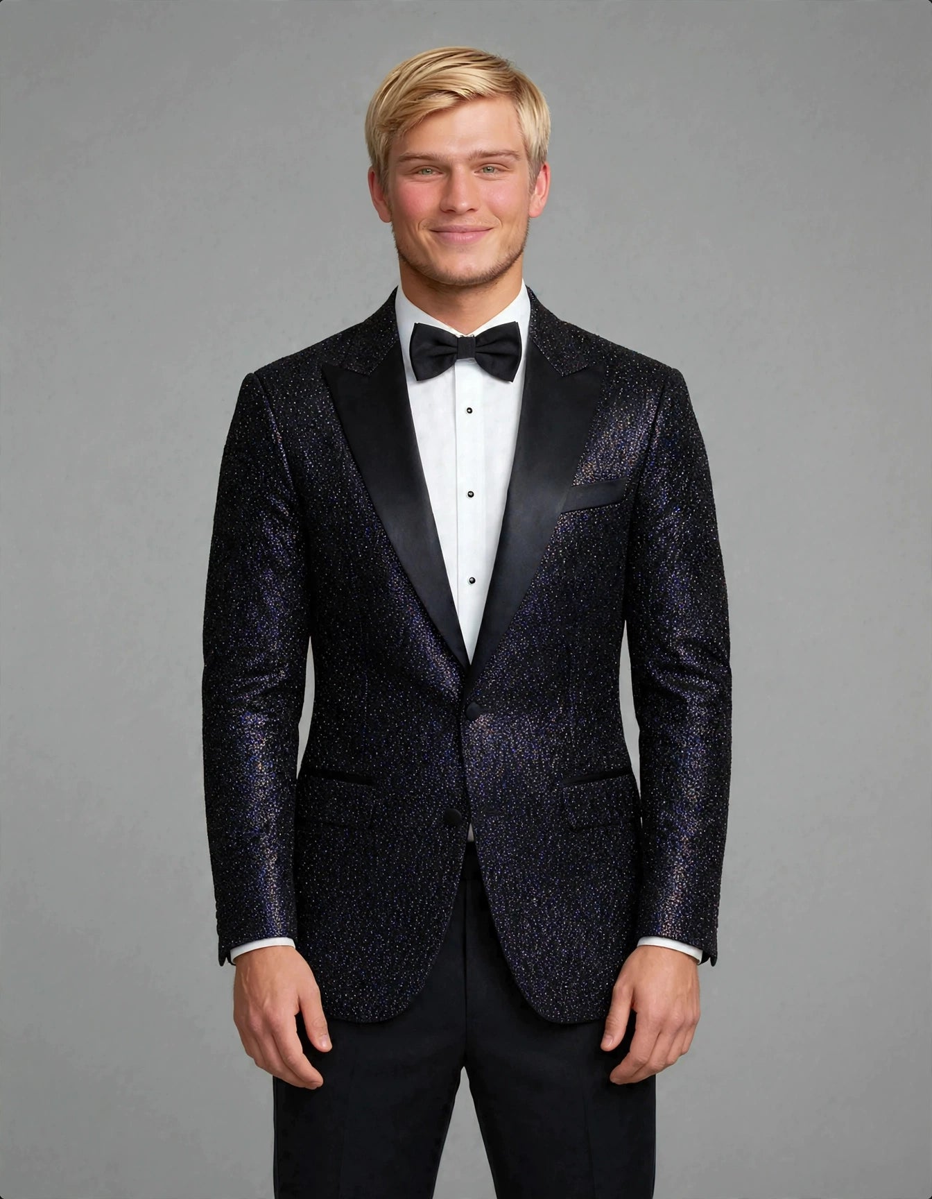 MTM Jacket Peak Sparkle Black