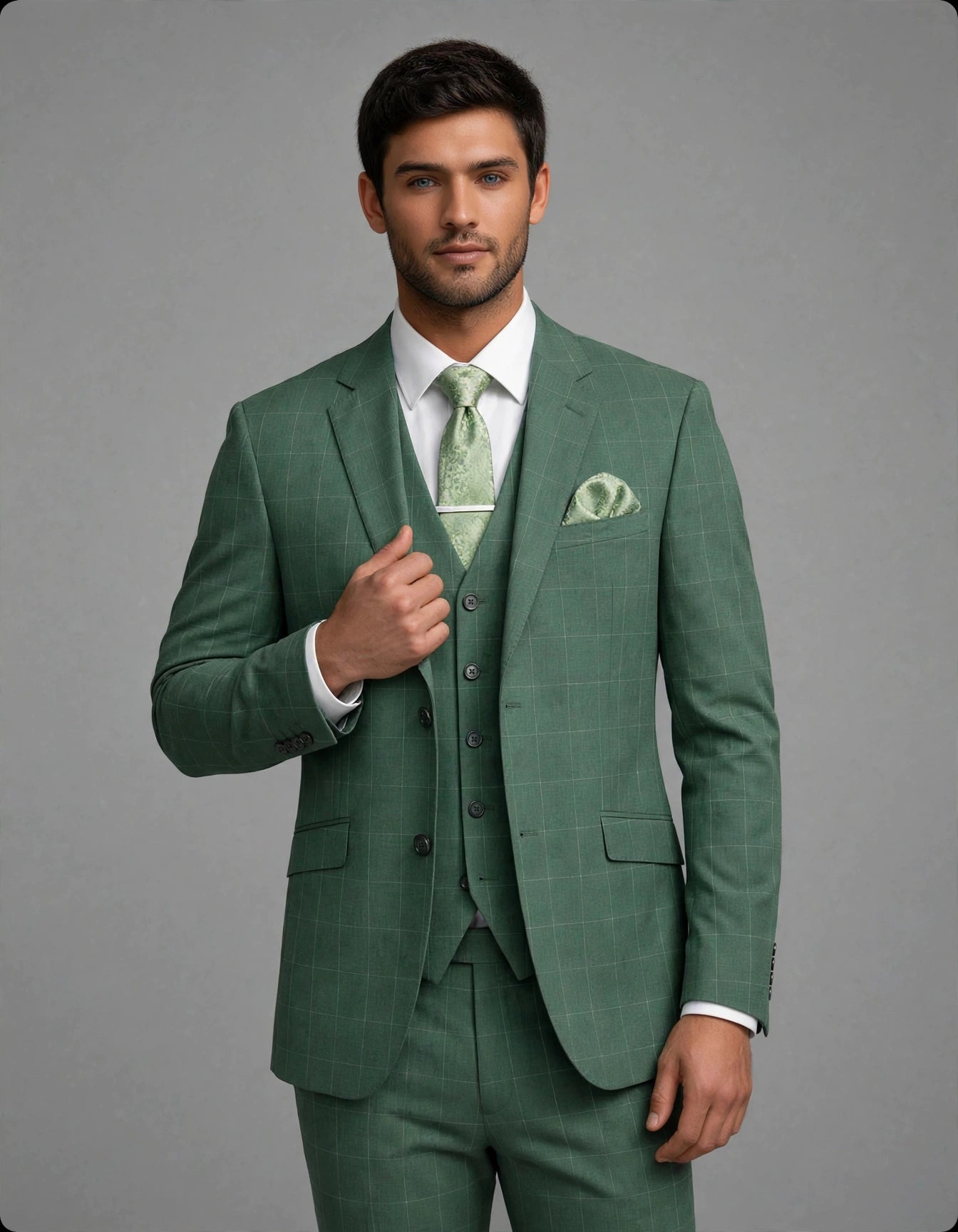Bush 2 Piece Suit Green