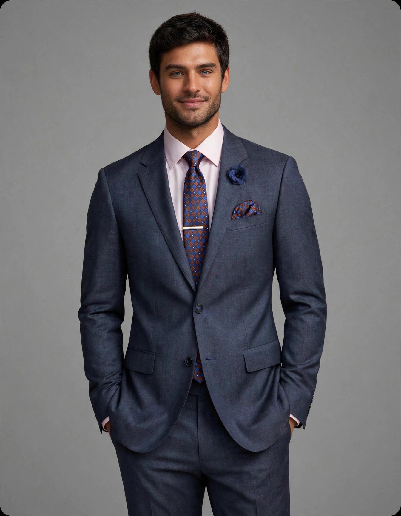 Hart 2 Piece Suit Navy