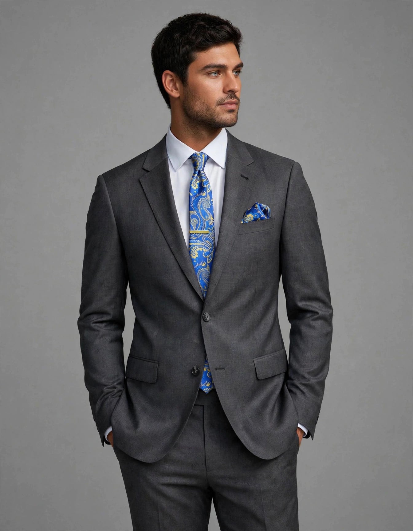 Hart 2 Piece Suit Charcoal