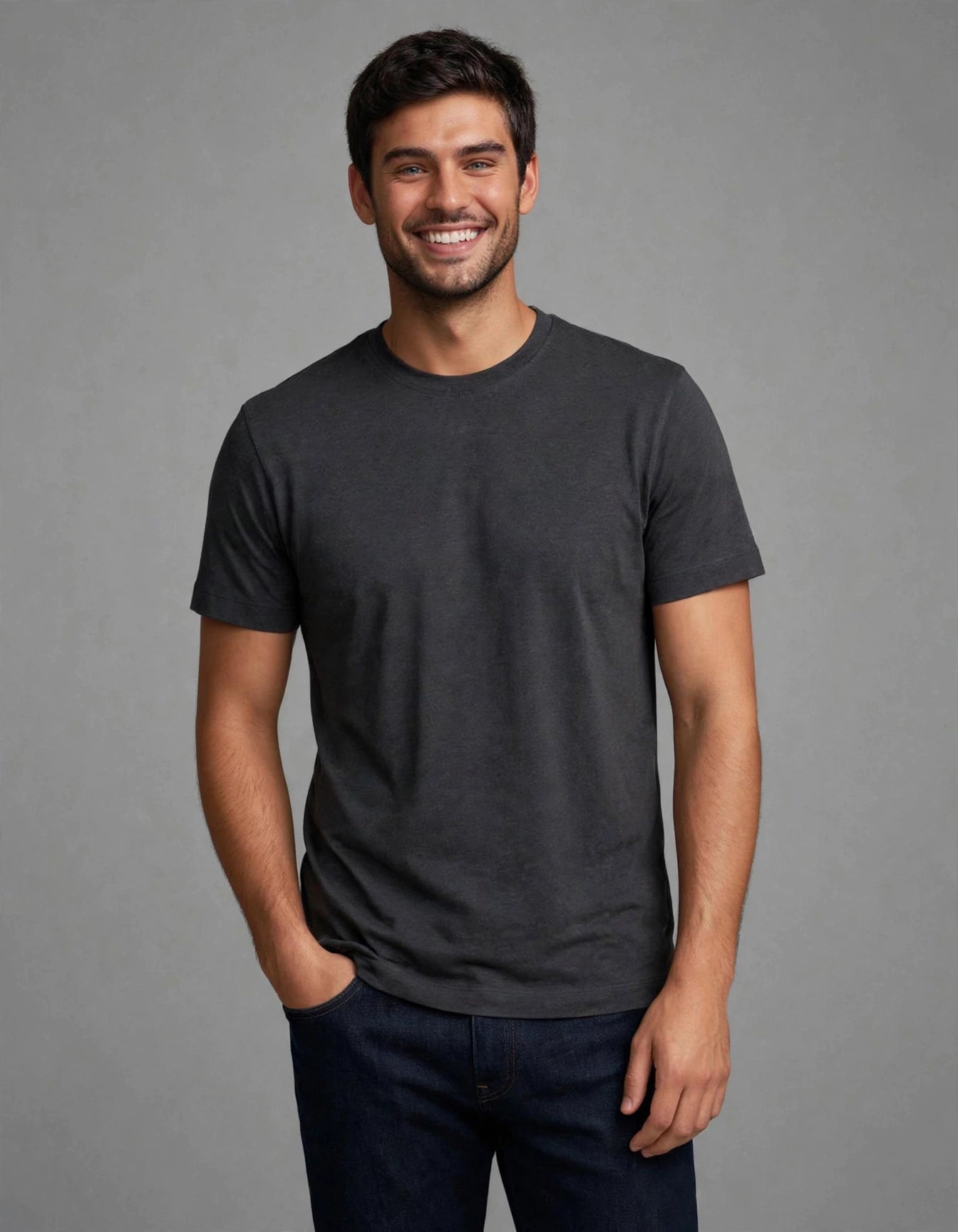 Dunlop T Shirt Charcoal