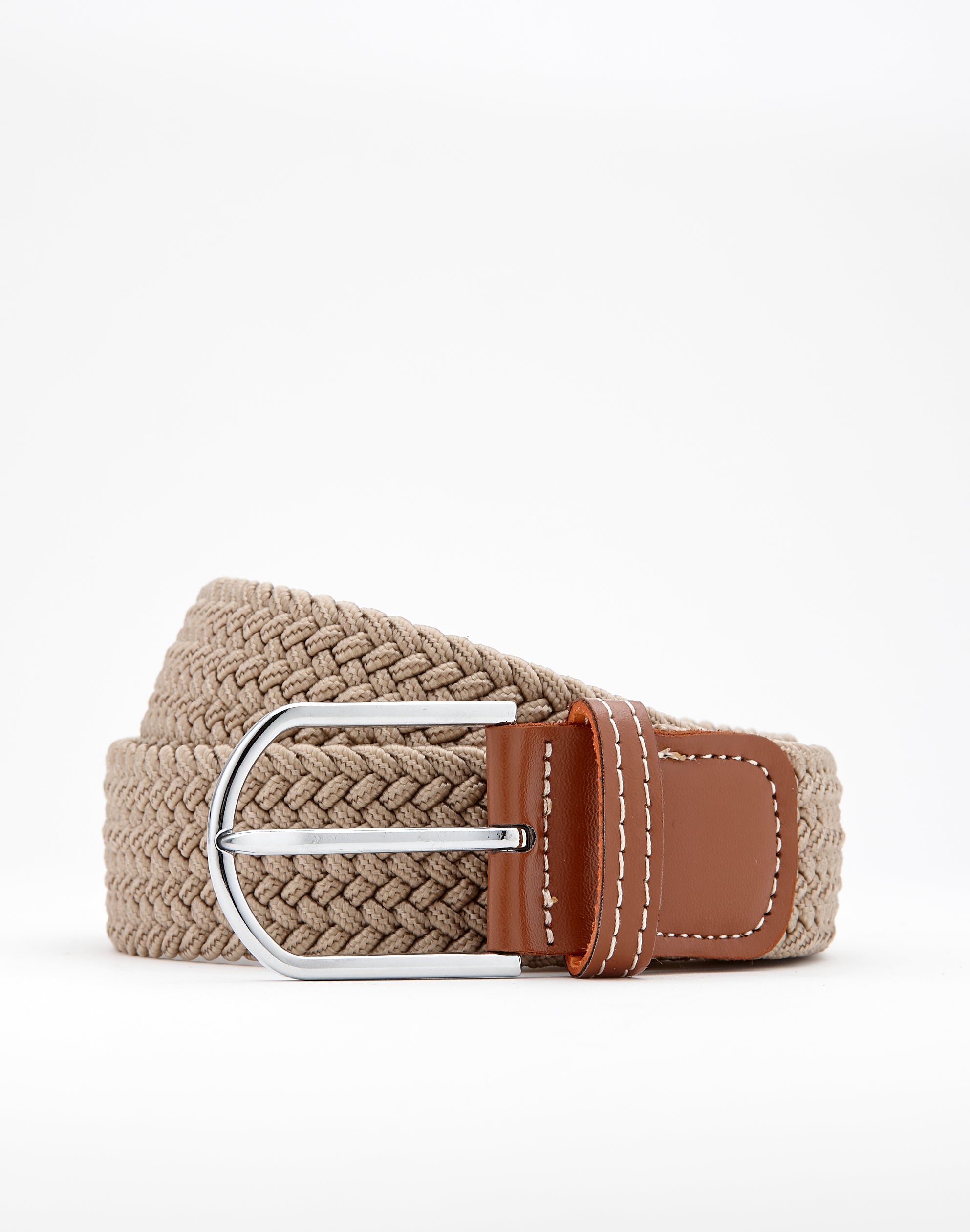 Beige 2025 woven belt